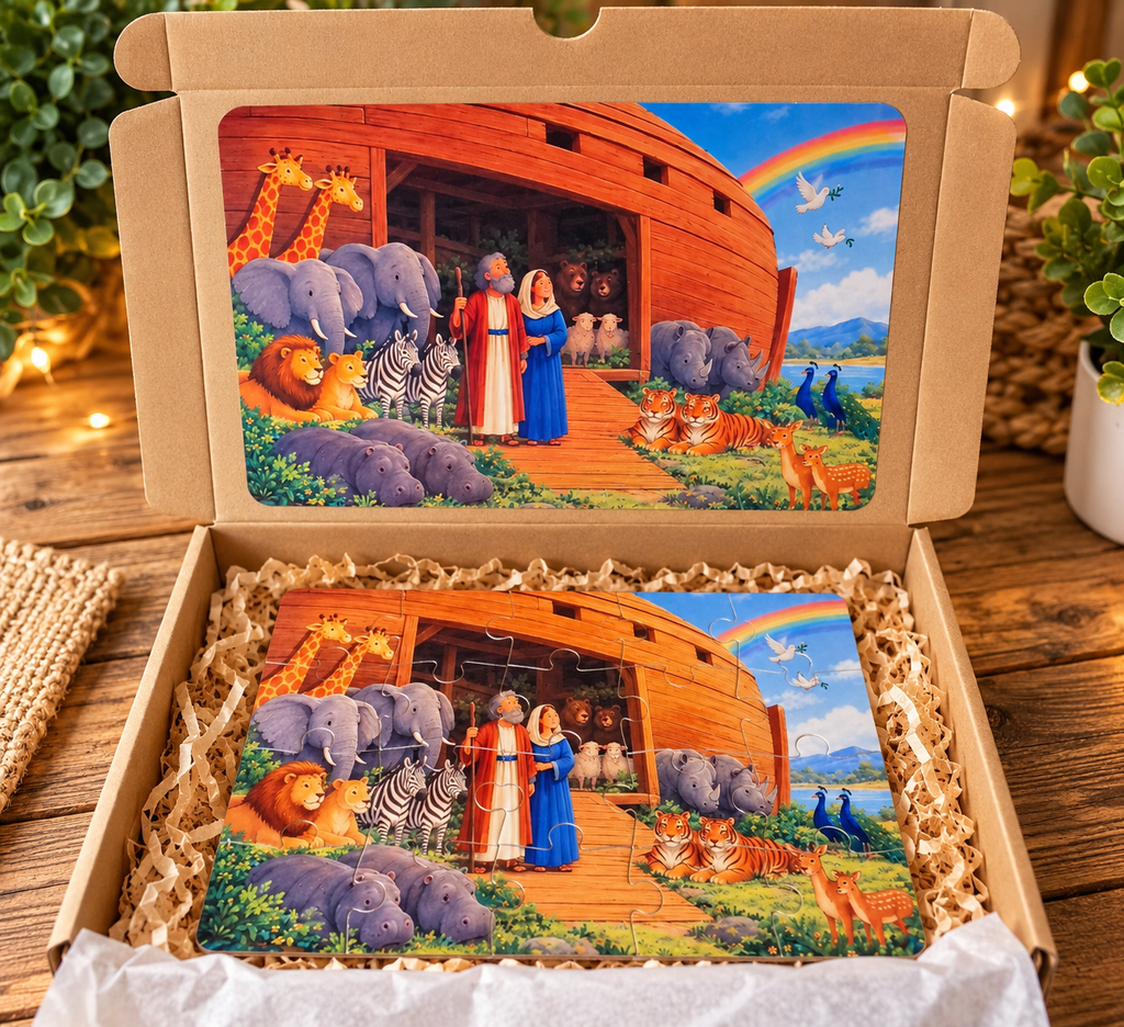 Personalised Photo Jigsaw Puzzle – 20 Large Pieces with Gift Box