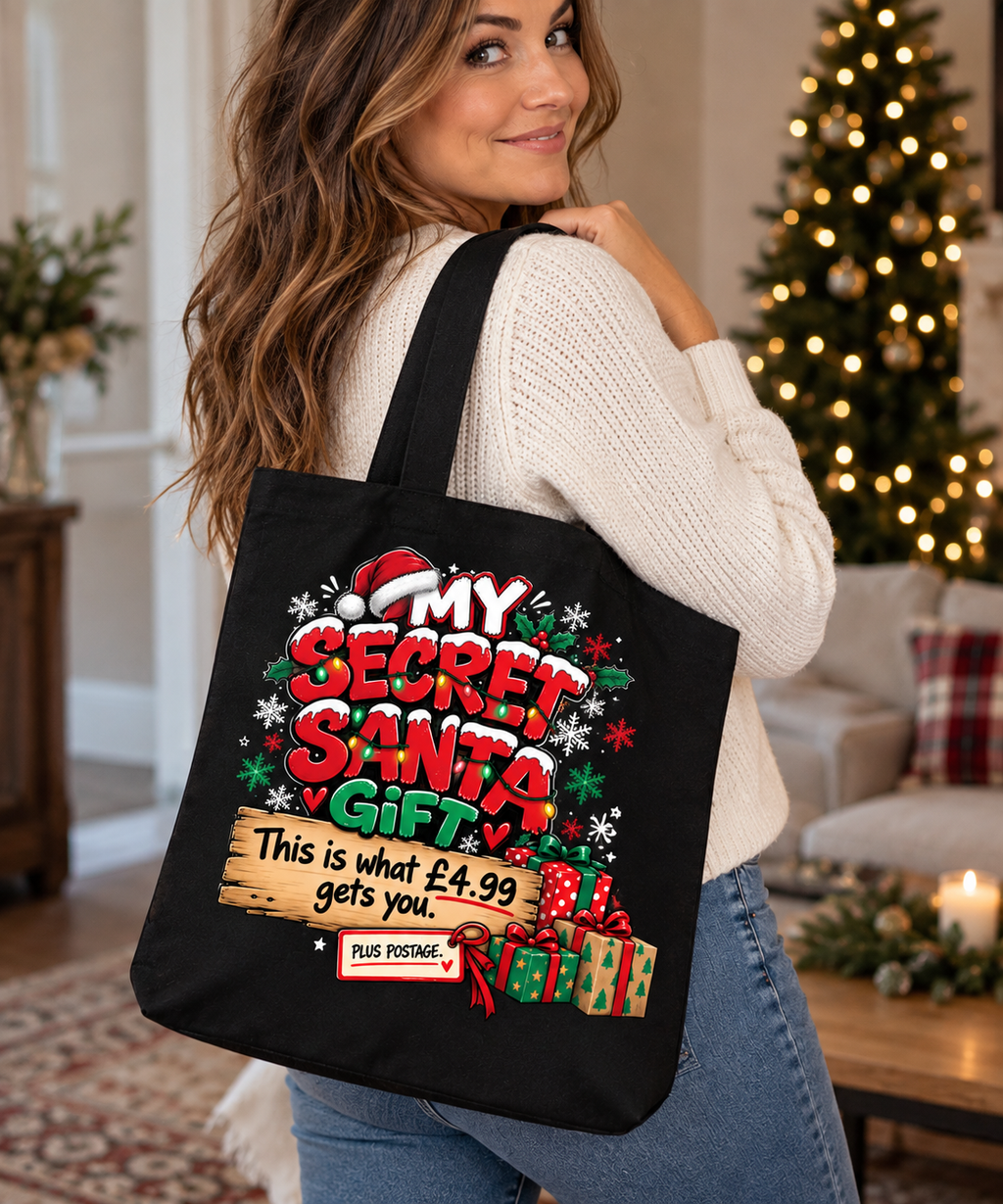 My Secret Santa Gift Tote Bag – The Ultimate £4.99 Budget Office Gift