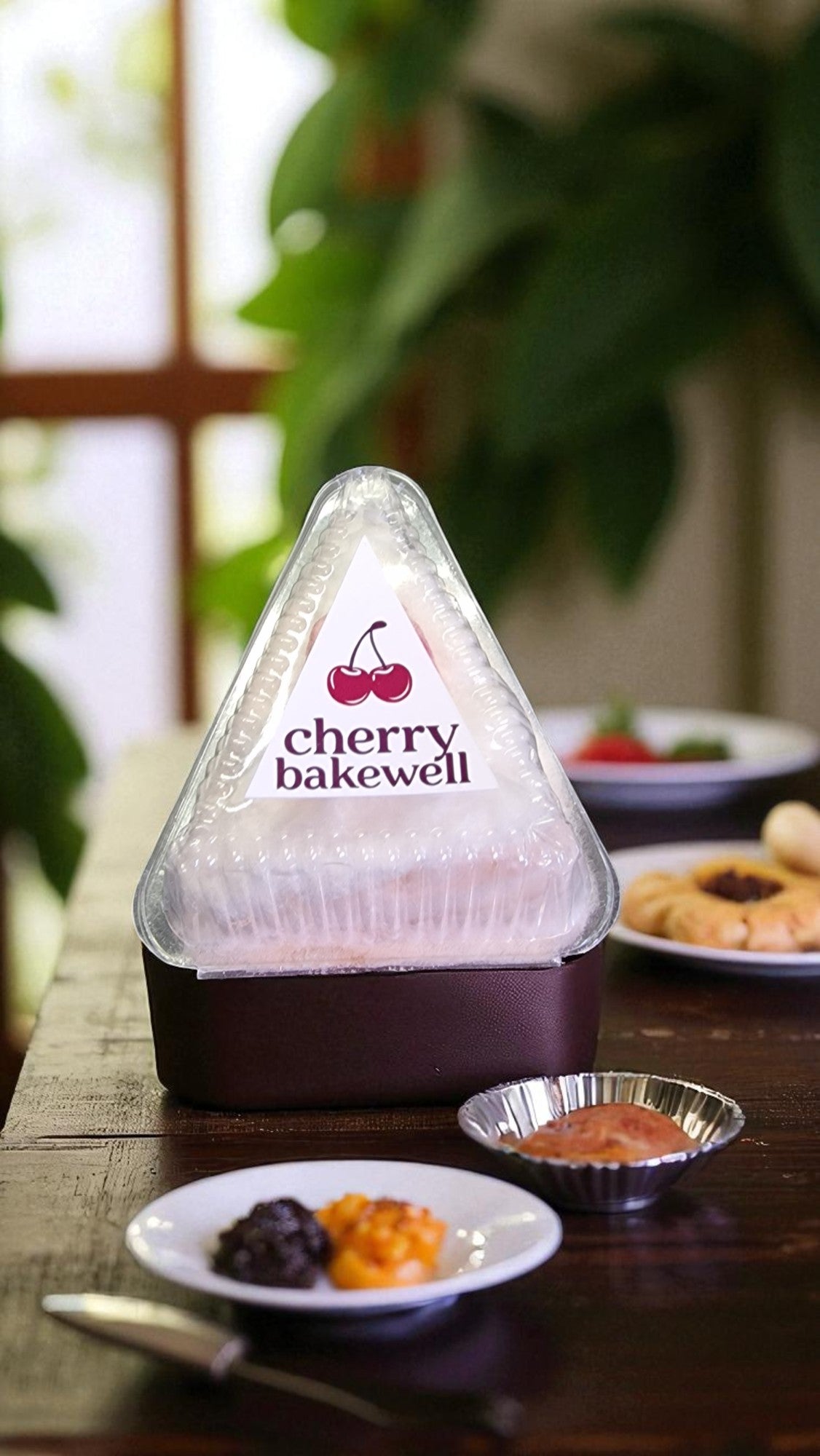 Cherry Bakewell Inspired Candy Floss