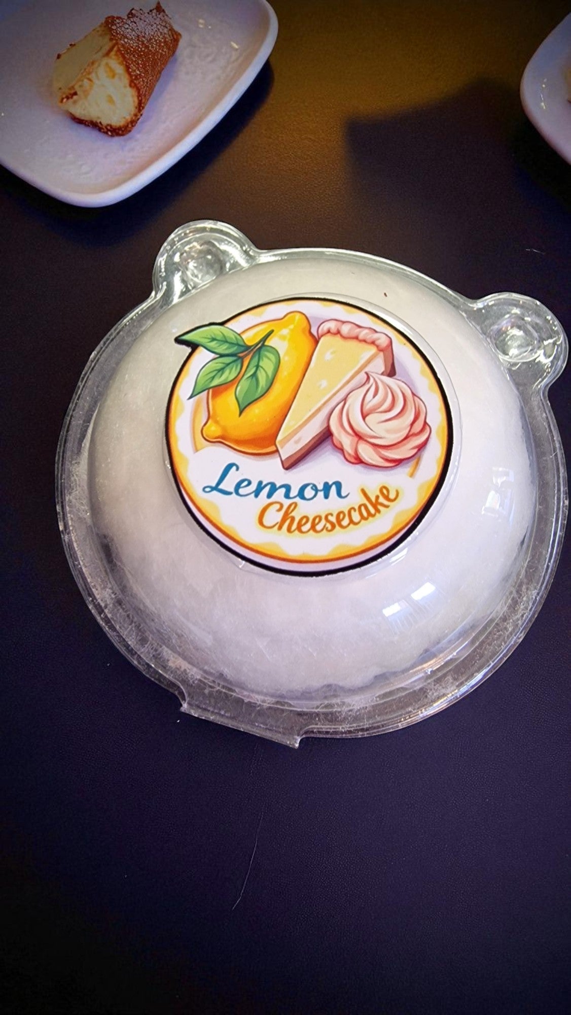 Lemon Cheesecake Inspired Candy Floss Cake