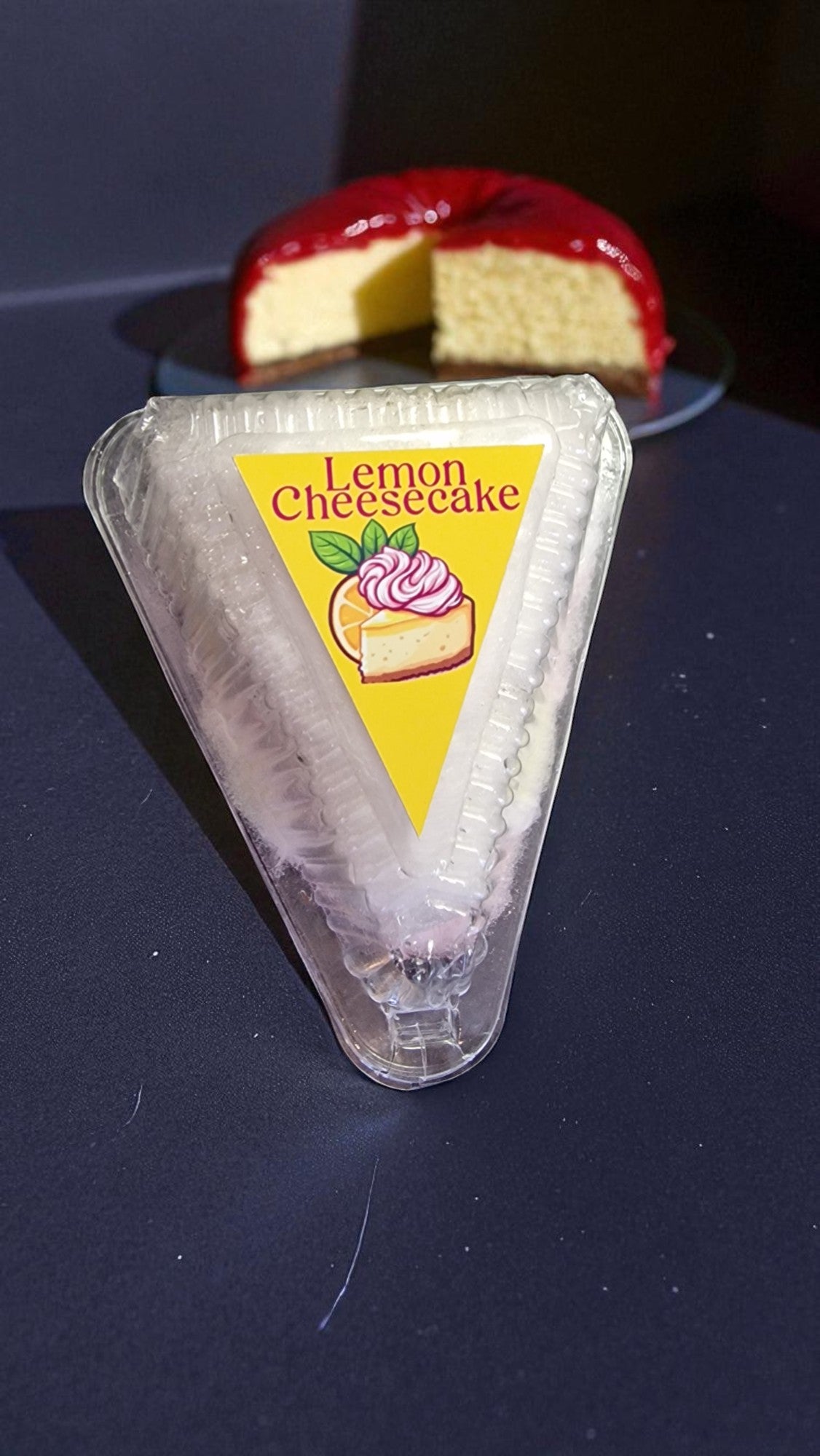 Lemon Cheesecake Inspired Candy Floss Cake