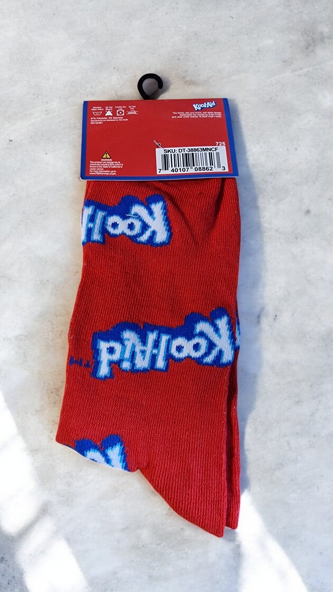 Kool Aid Socks Gift Set – Novelty USA Snack Socks (UK 5–10) in Handcrafted Themed Box with Gift Tag