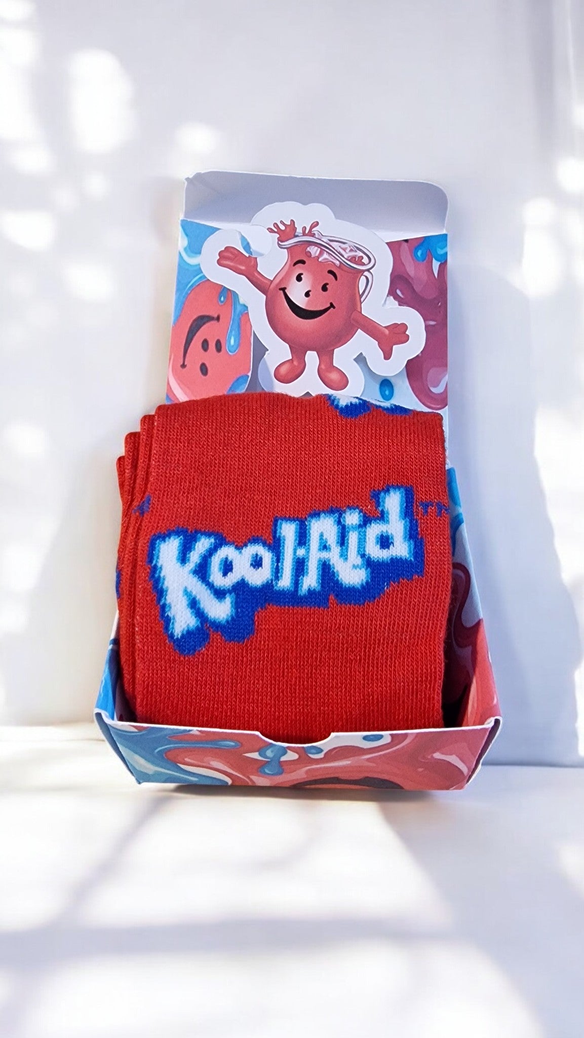 Kool Aid Socks Gift Set – Novelty USA Snack Socks (UK 5–10) in Handcrafted Themed Box with Gift Tag