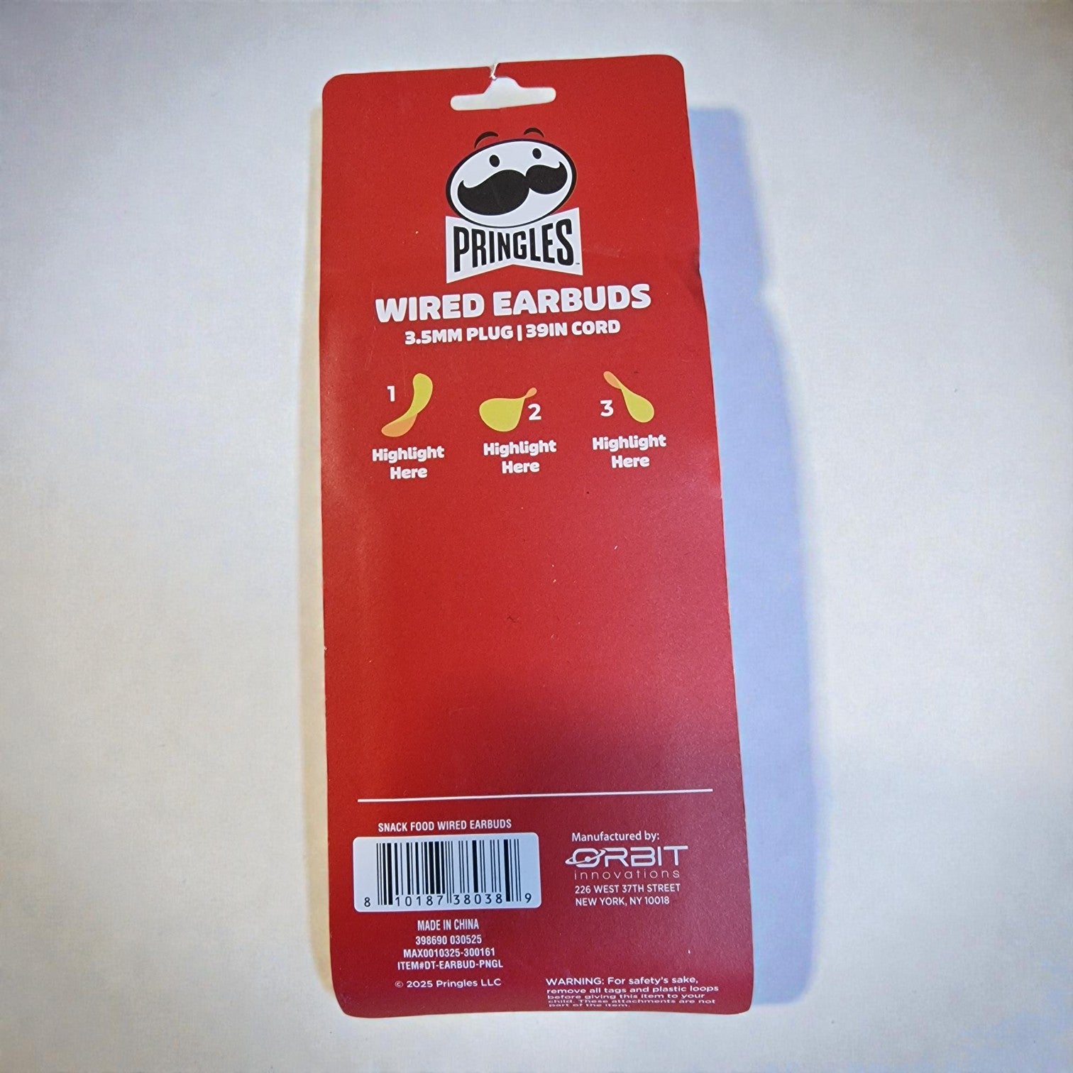 Pringles Wired Earbuds