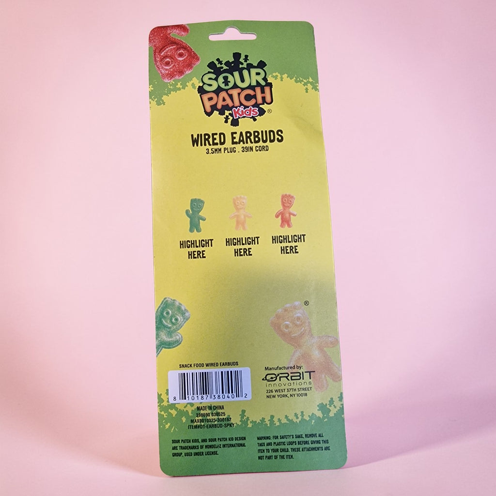 Sour Patch Kids Wired Earbuds 