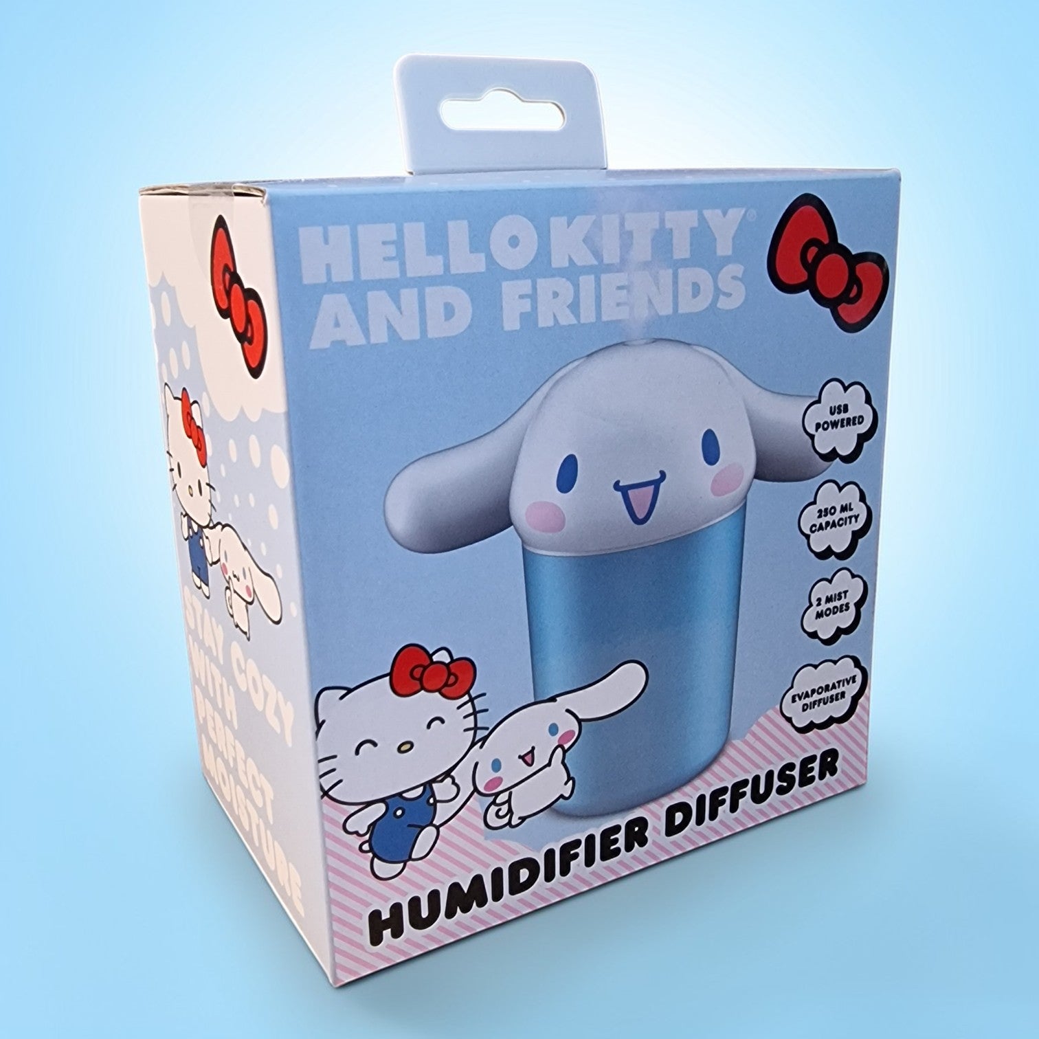 Sanrio Hello Kitty And Friends® Cinnamoroll Humidifier Diffuser – USB Powered, 250ml, Super Cute!