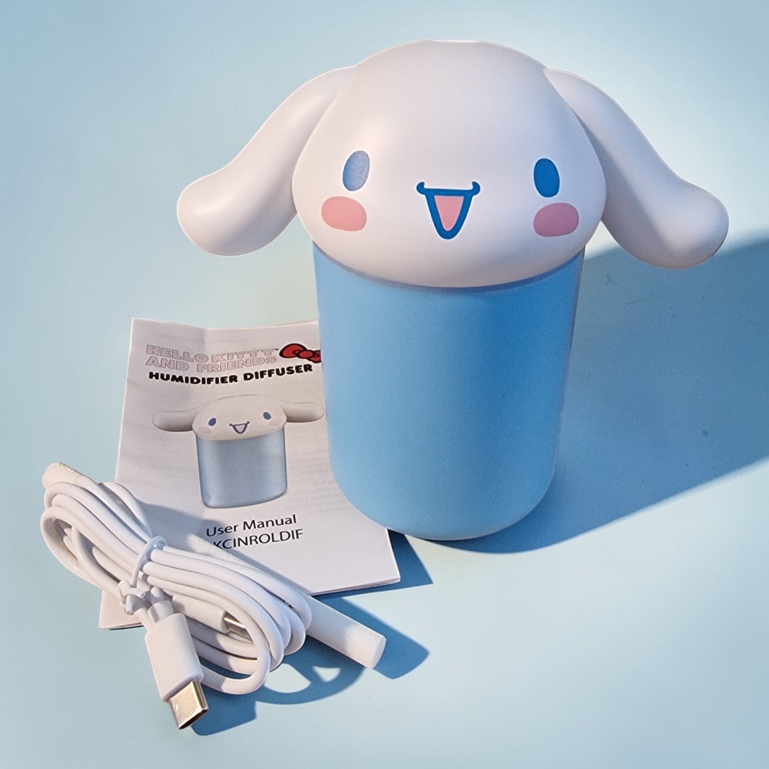 Sanrio Hello Kitty And Friends® Cinnamoroll Humidifier Diffuser – USB Powered, 250ml, Super Cute!