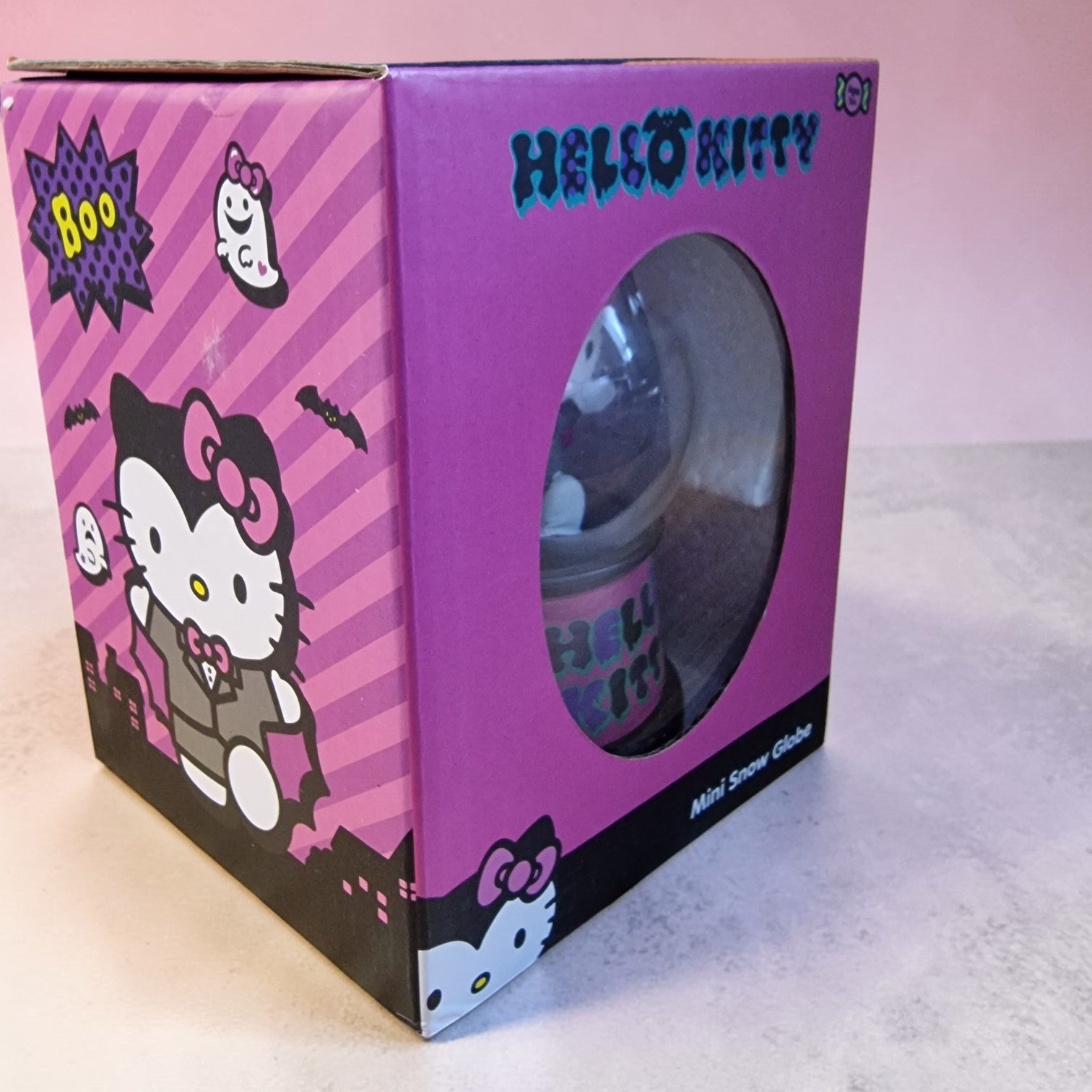 Hello Kitty Mini Snow Globe – Halloween Bat Edition,Limited Edition USA Import, Collectible,