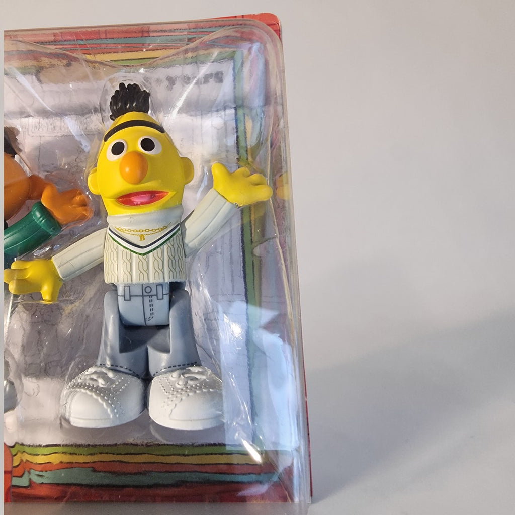 Toy figure in a clear packaging on a white background