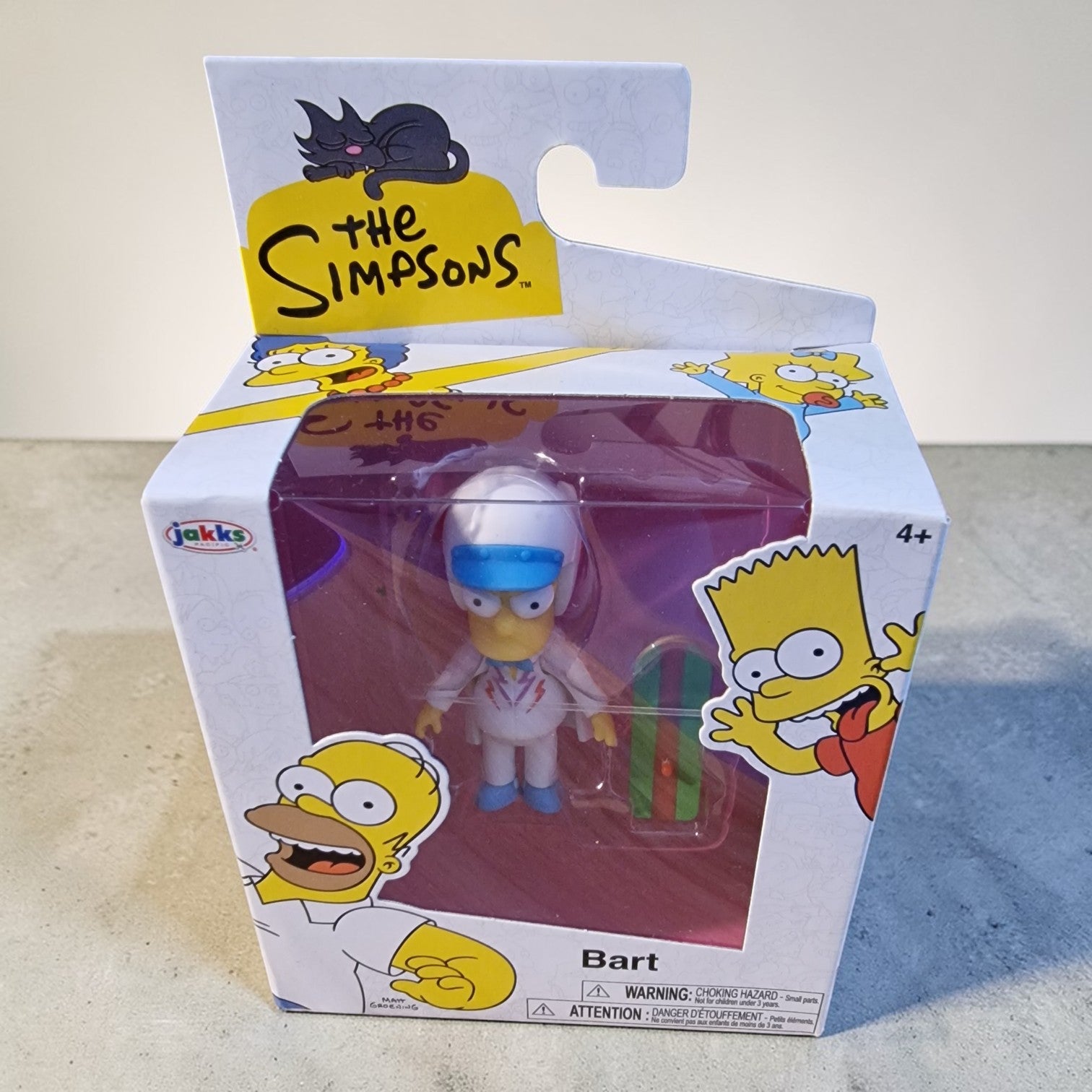 Simpsons figurine in packaging with visible branding
