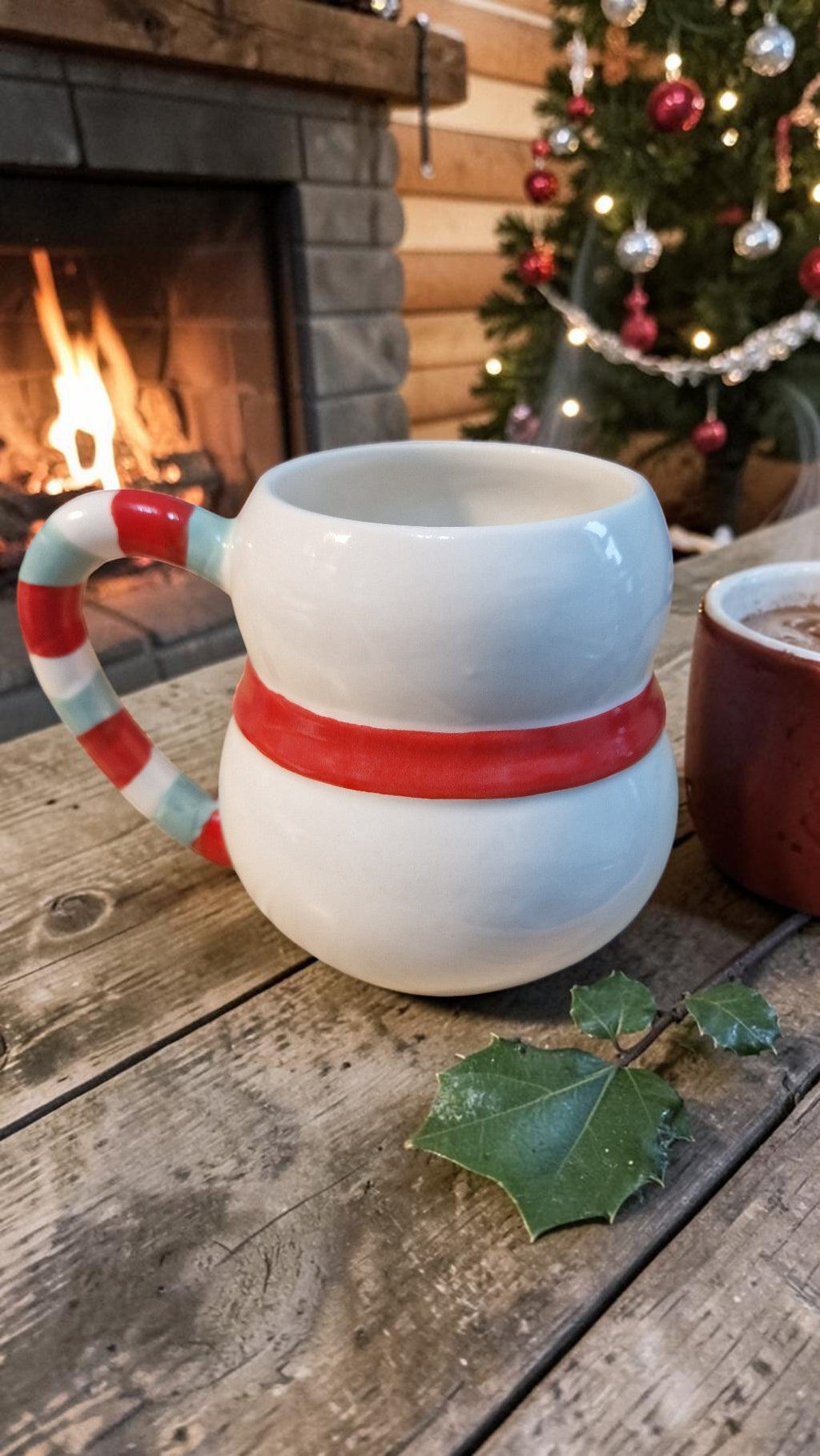Snowman Christmas Mug | Novelty Ceramic Cup | Secret Santa & Stocking Filler Gift