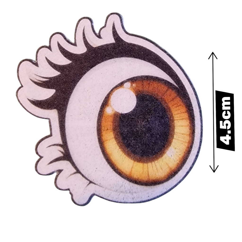 Edible Candy Floss Eyes | Pre-Cut Wafer Cake Toppers