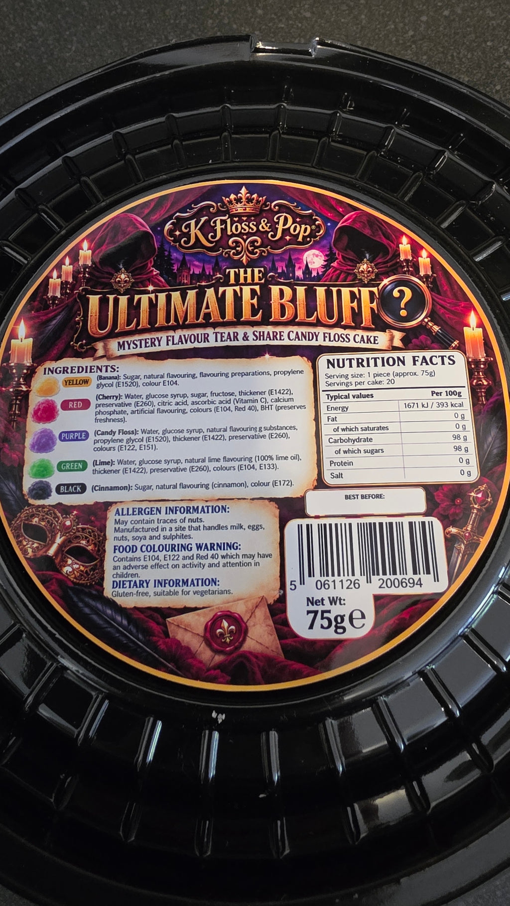 The Ultimate Bluff | Mystery Candy Floss Tear & Share Cake & Party Game TRUST NO ONE... NOT EVEN YOUR TASTE BUDS!