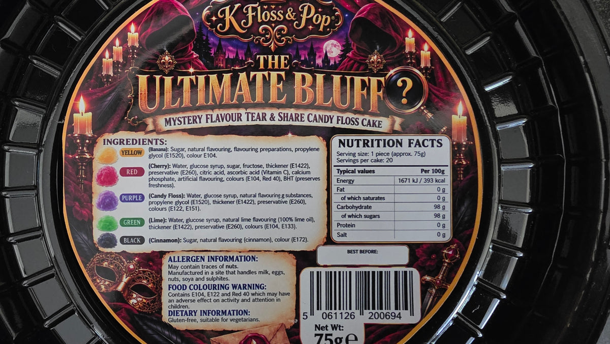 The Ultimate Bluff | Mystery Candy Floss Tear & Share Cake & Party Game TRUST NO ONE... NOT EVEN YOUR TASTE BUDS!