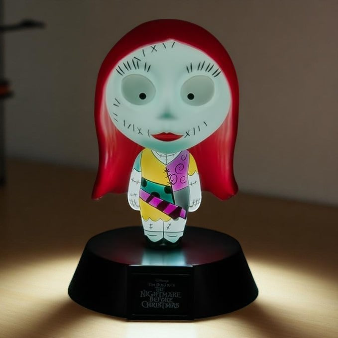 Official Sally Icon Light from Nightmare Before Christmas by Paladone, 10cm tall, multicoloured, in original box.