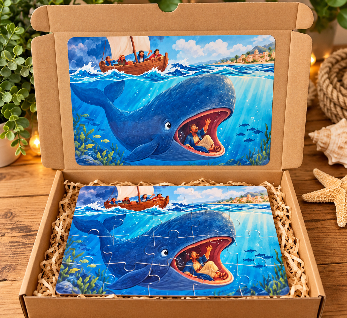 Personalised Photo Jigsaw Puzzle – 20 Large Pieces with Gift Box