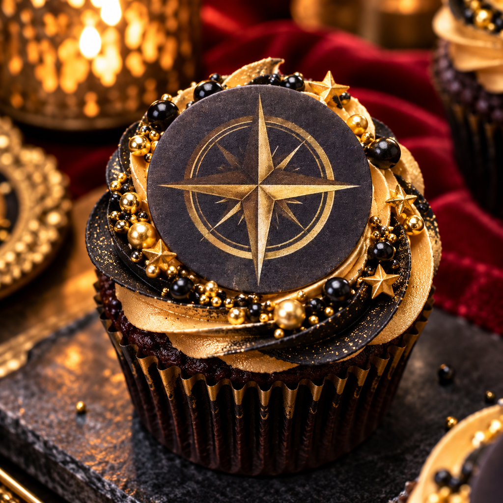 15 Traitors Inspired Edible Cupcake Toppers | Murder Mystery Party Decorations
