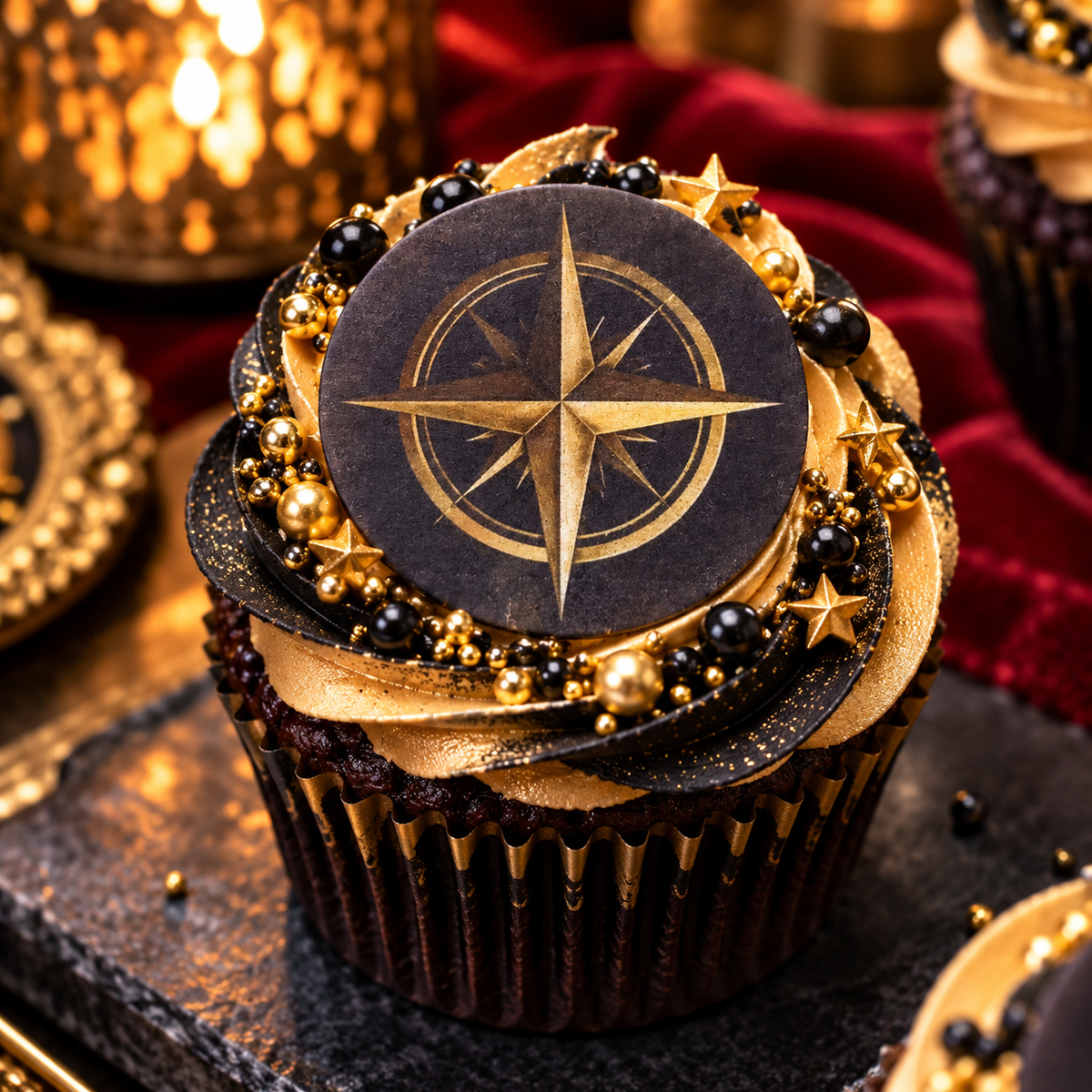 15 Traitors Inspired Edible Cupcake Toppers | Murder Mystery Party Decorations