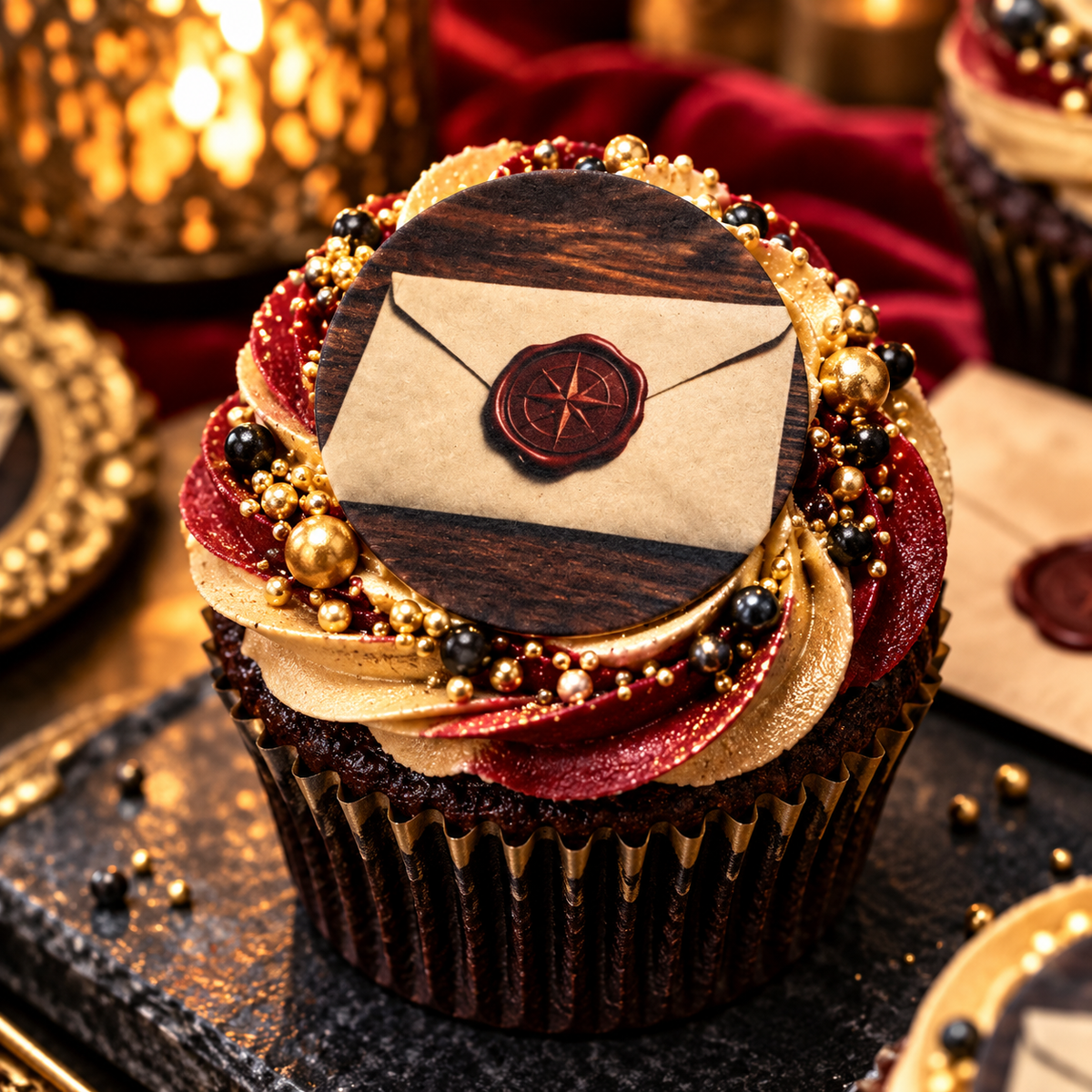 15 Traitors Inspired Edible Cupcake Toppers | Murder Mystery Party Decorations