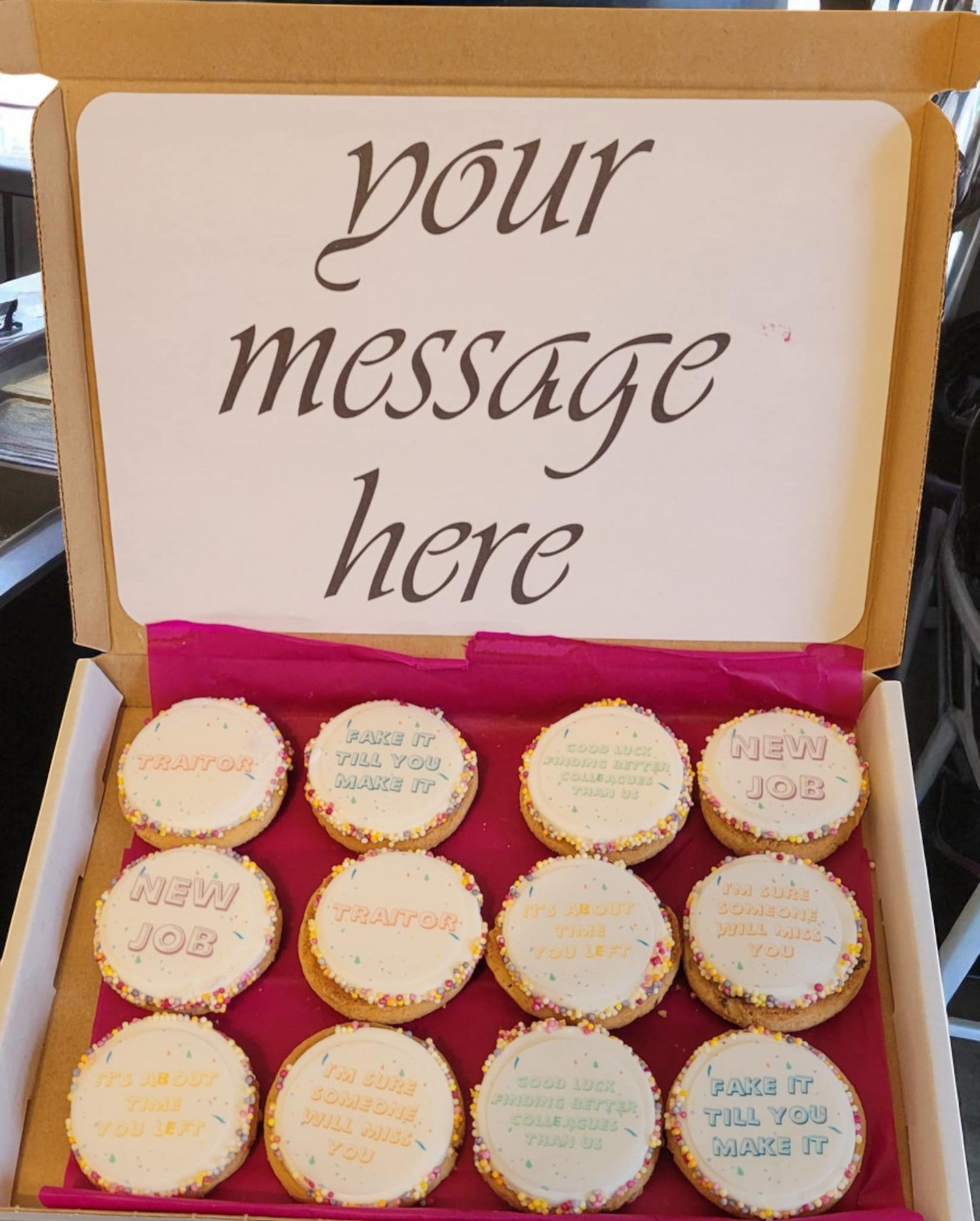 Personalised Cookies – Pick Me Up Gift Box