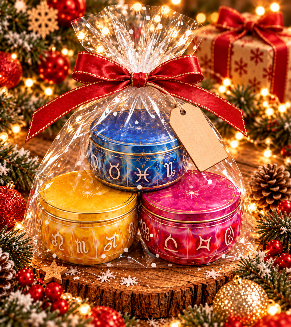 Set of 3 Floral Scented Candles | Assorted Colour Candle Gift Set