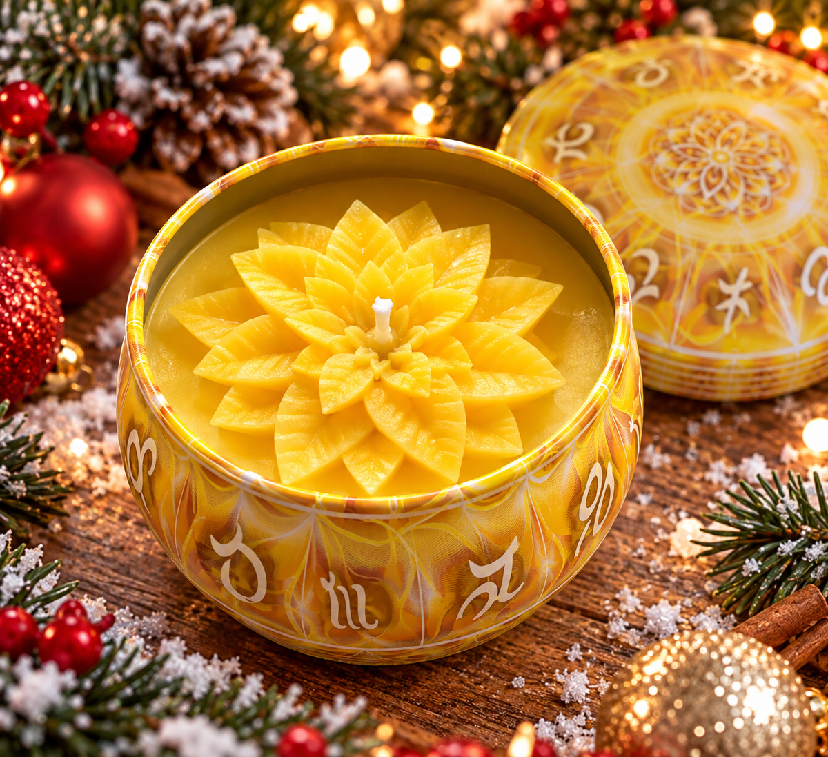 Set of 3 Floral Scented Candles | Assorted Colour Candle Gift Set