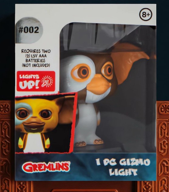 Paladone Icons Gremlins Gizmo Icon Light Figurine #002, 4-inch collectible light-up figure, boxed with large orange ears.