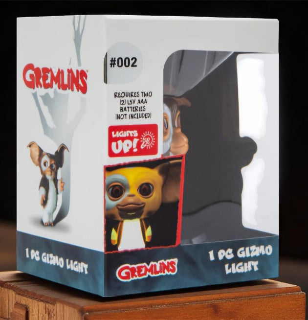 Paladone Icons Gremlins Gizmo Icon Light Figurine #002, 4-inch collectible light-up figure, boxed with large orange ears.