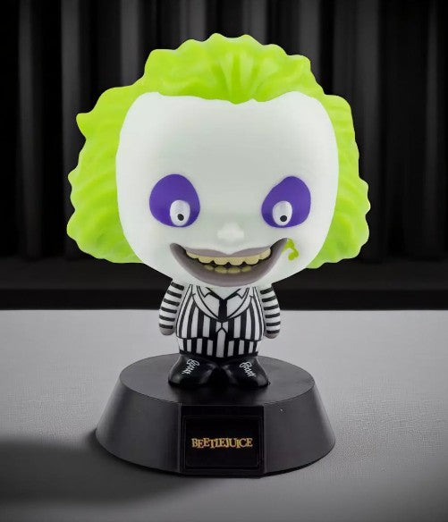 Paladone Icons Beetlejuice Light, Horror Series 1 #003, limited edition boxed collectible with green and black stripes.