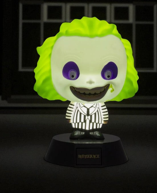 Paladone Icons Beetlejuice Light, Horror Series 1 #003, limited edition boxed collectible with green and black stripes.