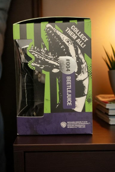 Paladone Icons Beetlejuice Light, Horror Series 1 #003, limited edition boxed collectible with green and black stripes.