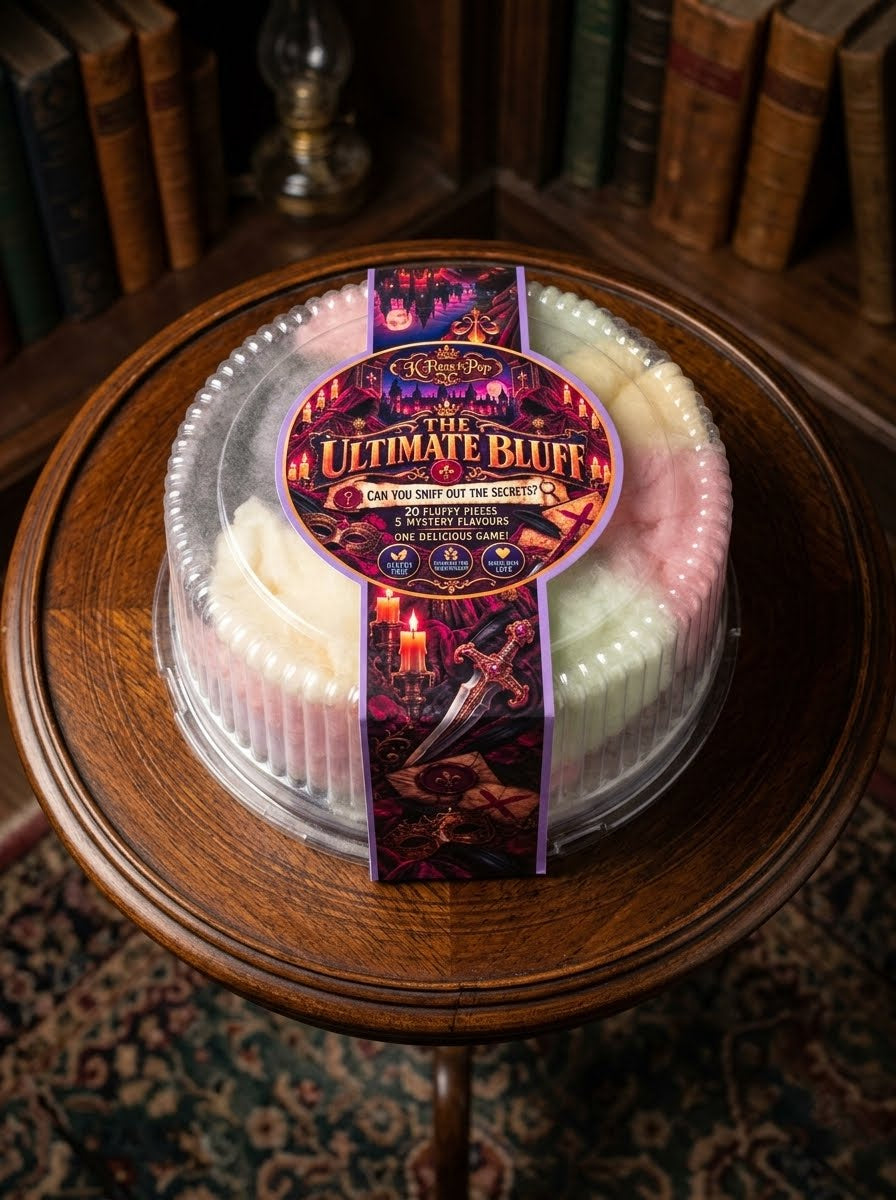 The Ultimate Bluff | Mystery Candy Floss Tear & Share Cake & Party Game TRUST NO ONE... NOT EVEN YOUR TASTE BUDS!