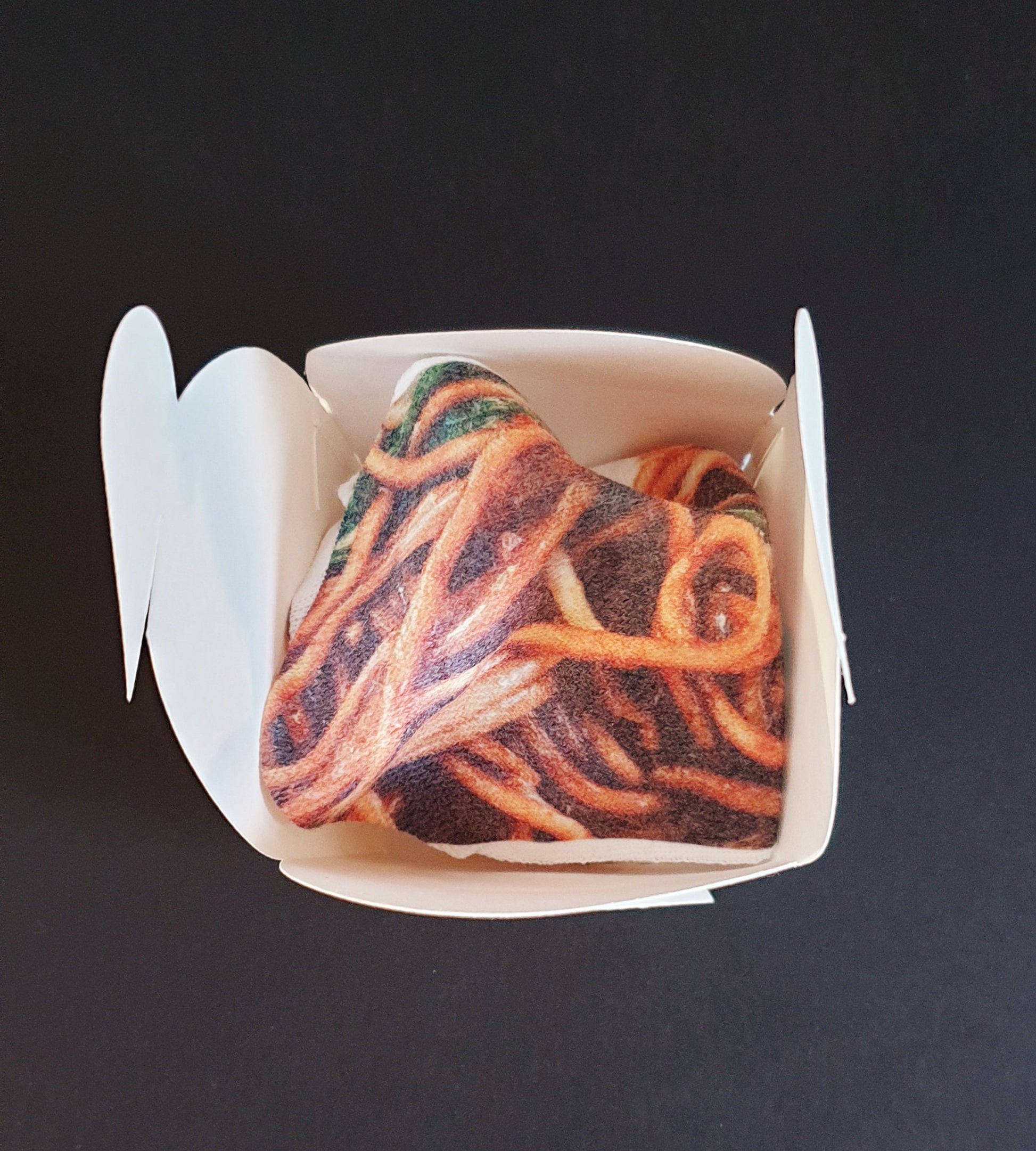 Lost Boys themed socks in a retro takeaway noodle box with free badge – unique gift for Father’s Day or Christmas