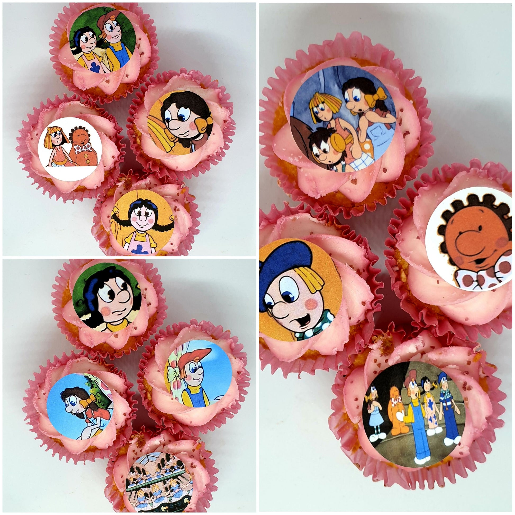 retro 80s party cake toppers FULLY EDIBLE pre cut cup cake decorations. Retro 80s and 90s 00s 10s 20s party. Themed Party toppers. Goonies,