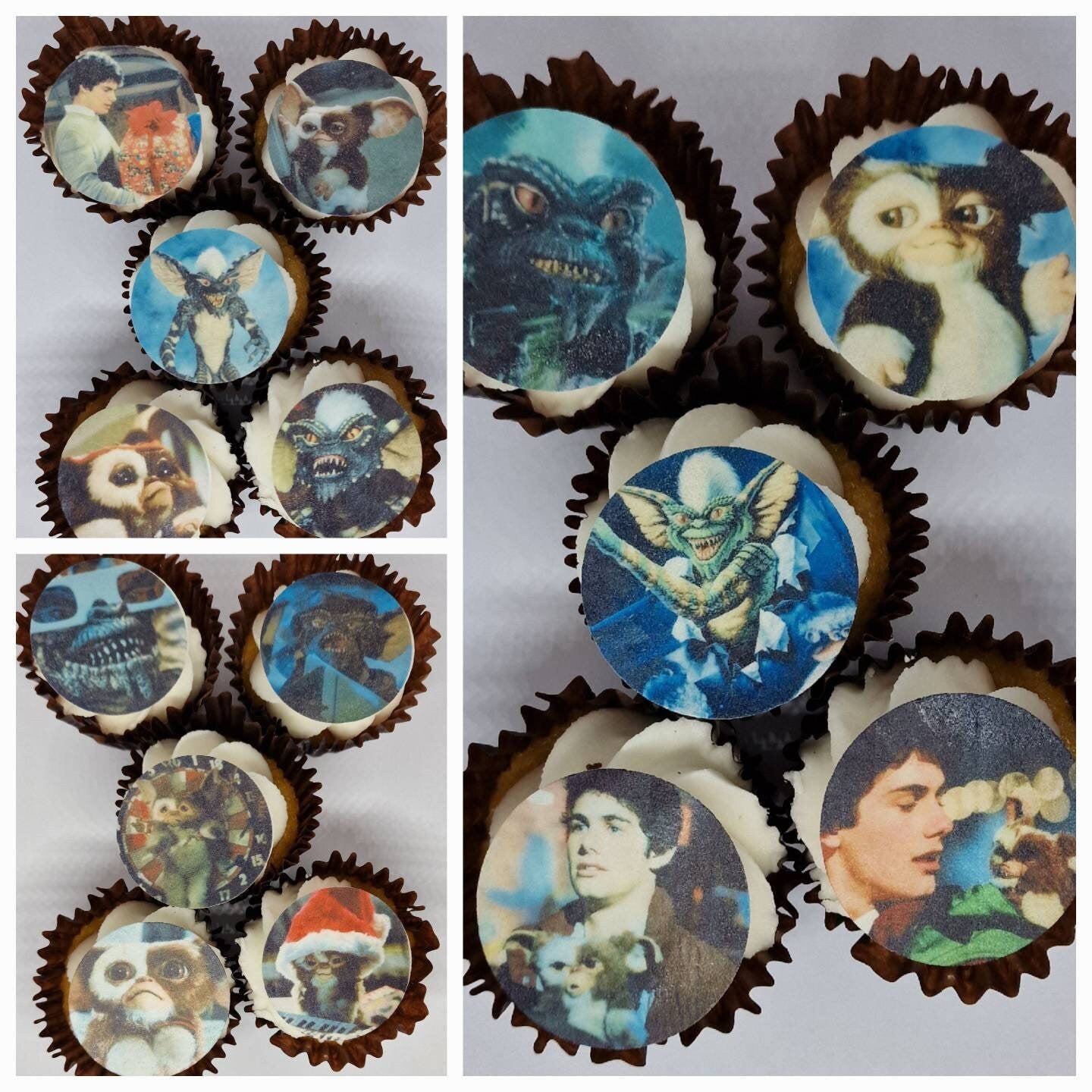 retro 80s party cake toppers FULLY EDIBLE pre cut cup cake decorations. Retro 80s and 90s 00s 10s 20s party. Themed Party toppers. Movies,