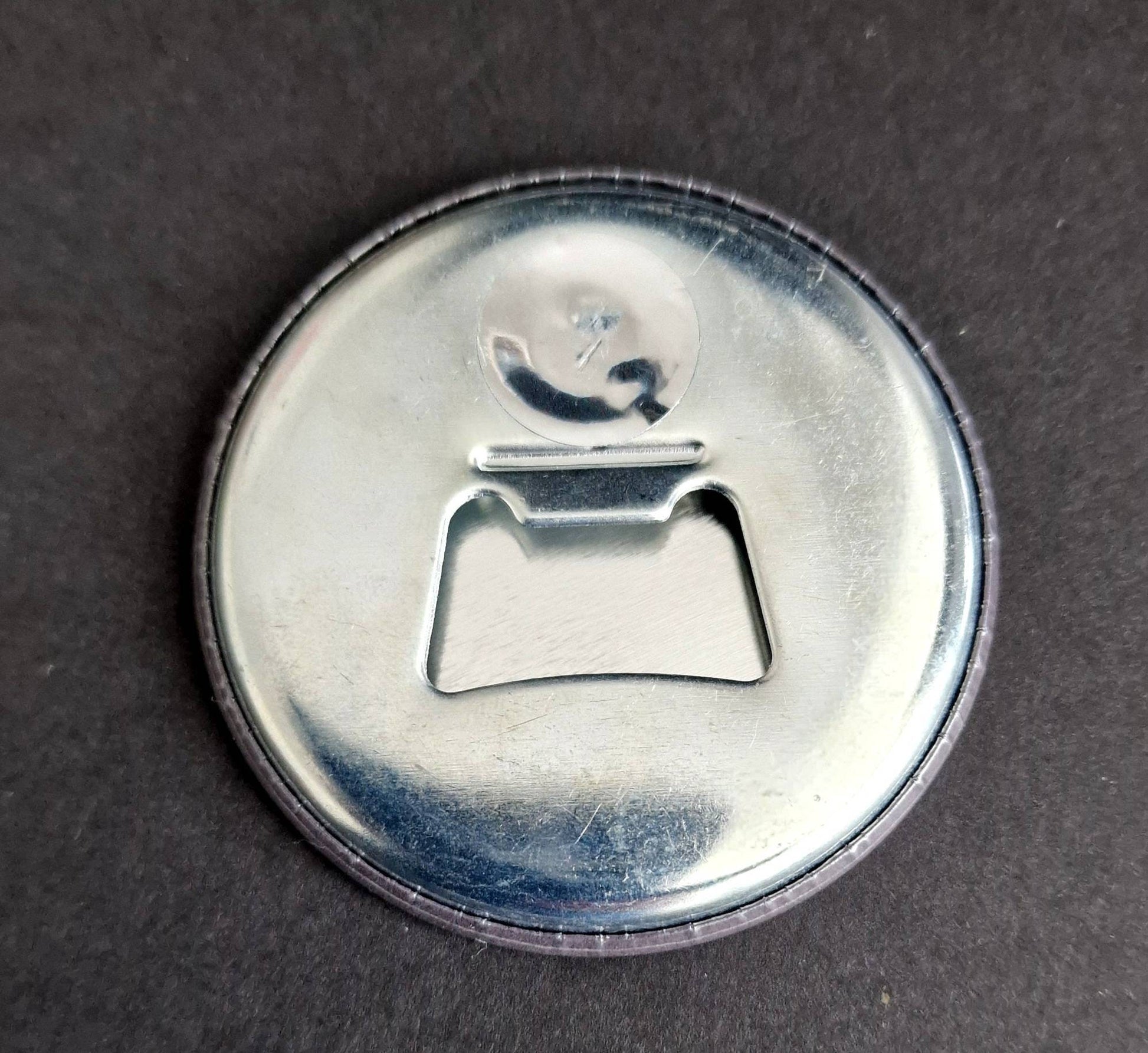 Funny retirement gift badge, bottle opener, and fridge magnet – cheeky novelty party favour for retirees