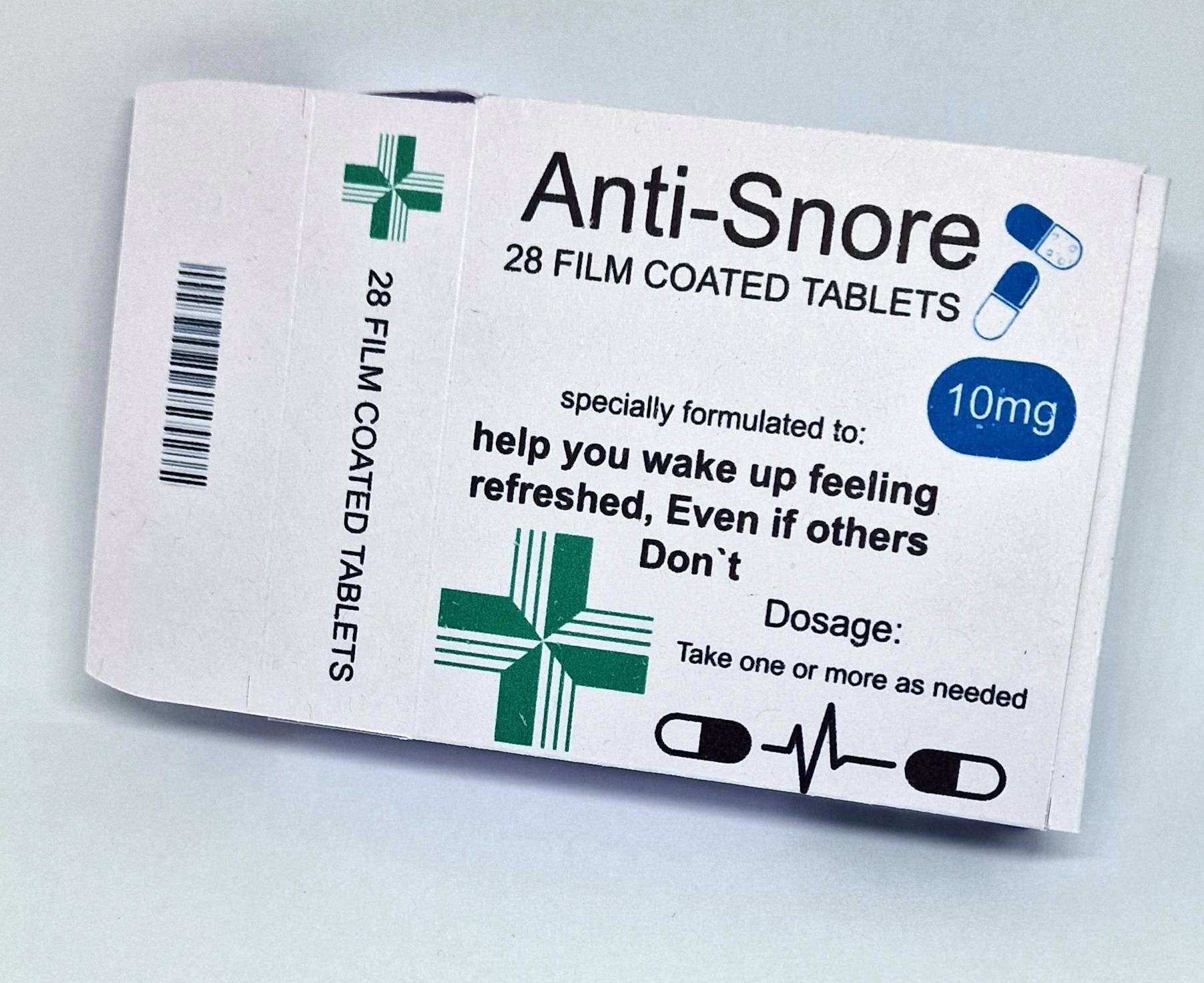 Prank Pill box Anti bitch Tablet Box, anti Bitch, anti snoring, anti twat, dickhead gift for Him her   40th 50th 60th Birthday April fools