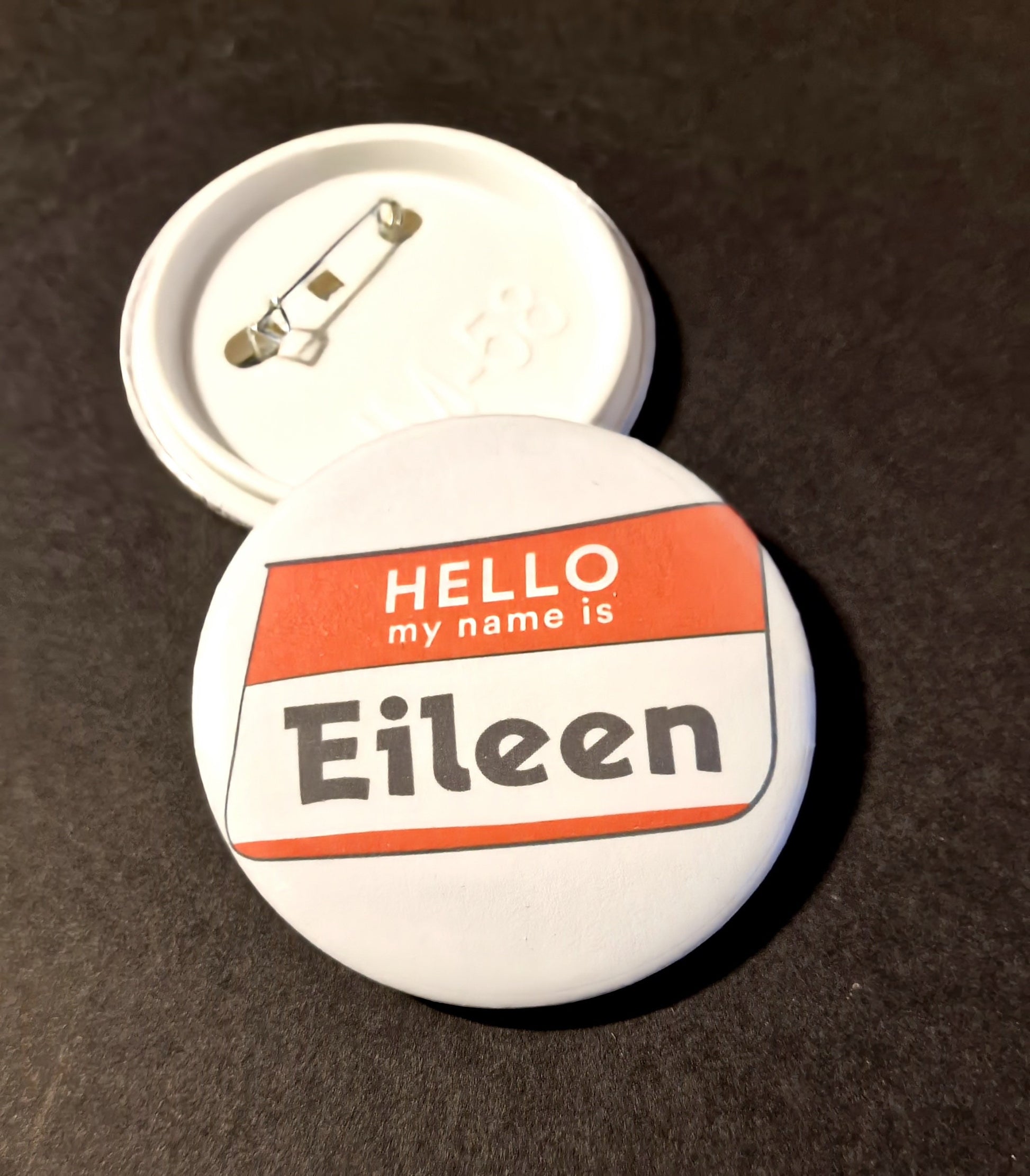 58mm round “Come on Eileen” badge with pin back – retro 1980s Dexys Midnight Runners fancy dress accessory
