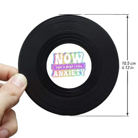 Now That's What I Call Anxiety Mug - Funny birthday gift or secret santa present for music lovers with a sense of humor