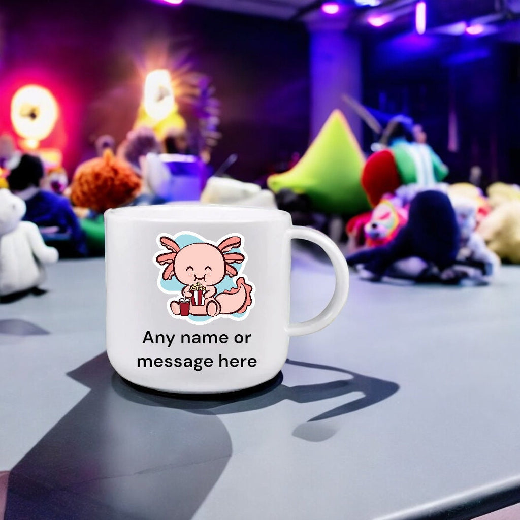 Personalised Axolotl Children's Cup – 6oz Unbreakable Polymer Mug Adorable