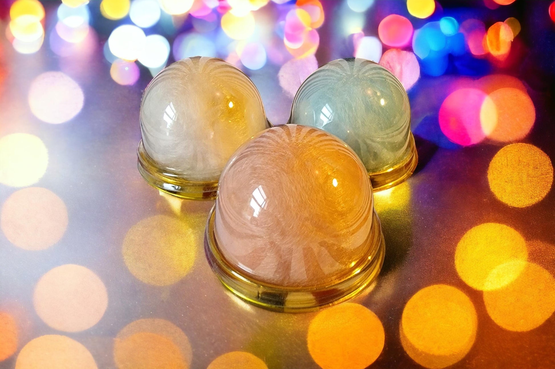 Candy floss with edible gold and silver glitter, displayed as a party drink topper for weddings and cocktail nights