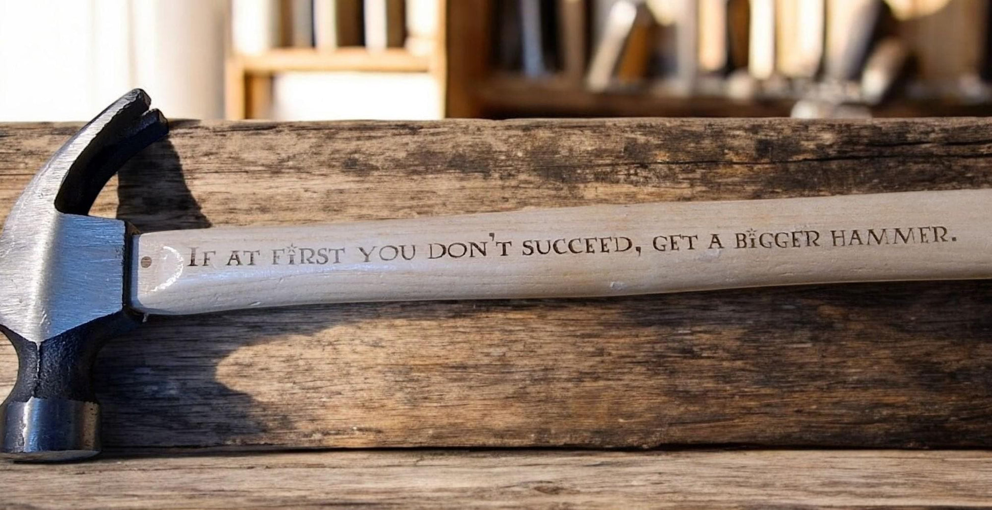 Personalised Wooden Claw Hammer