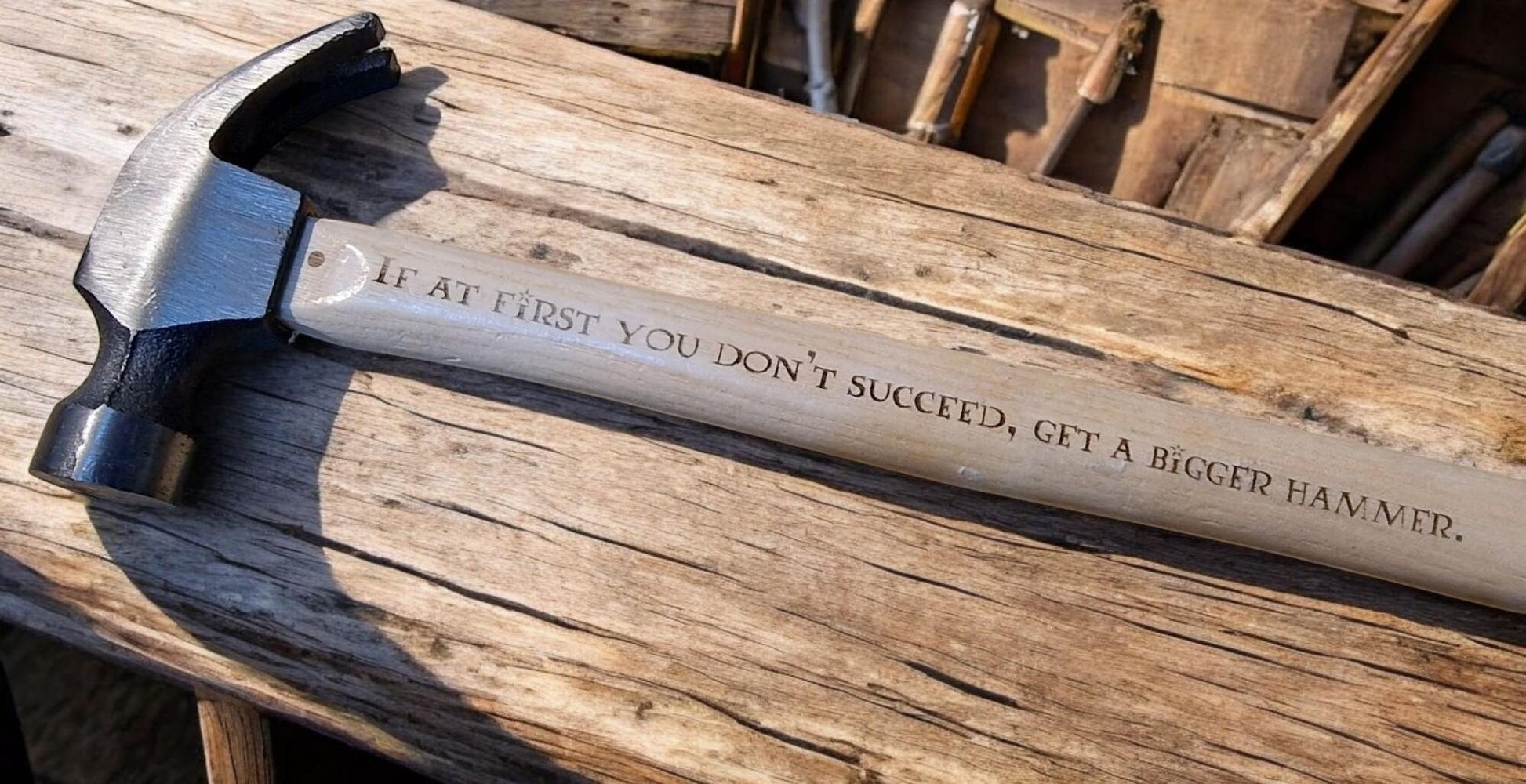 Personalised Wooden Claw Hammer