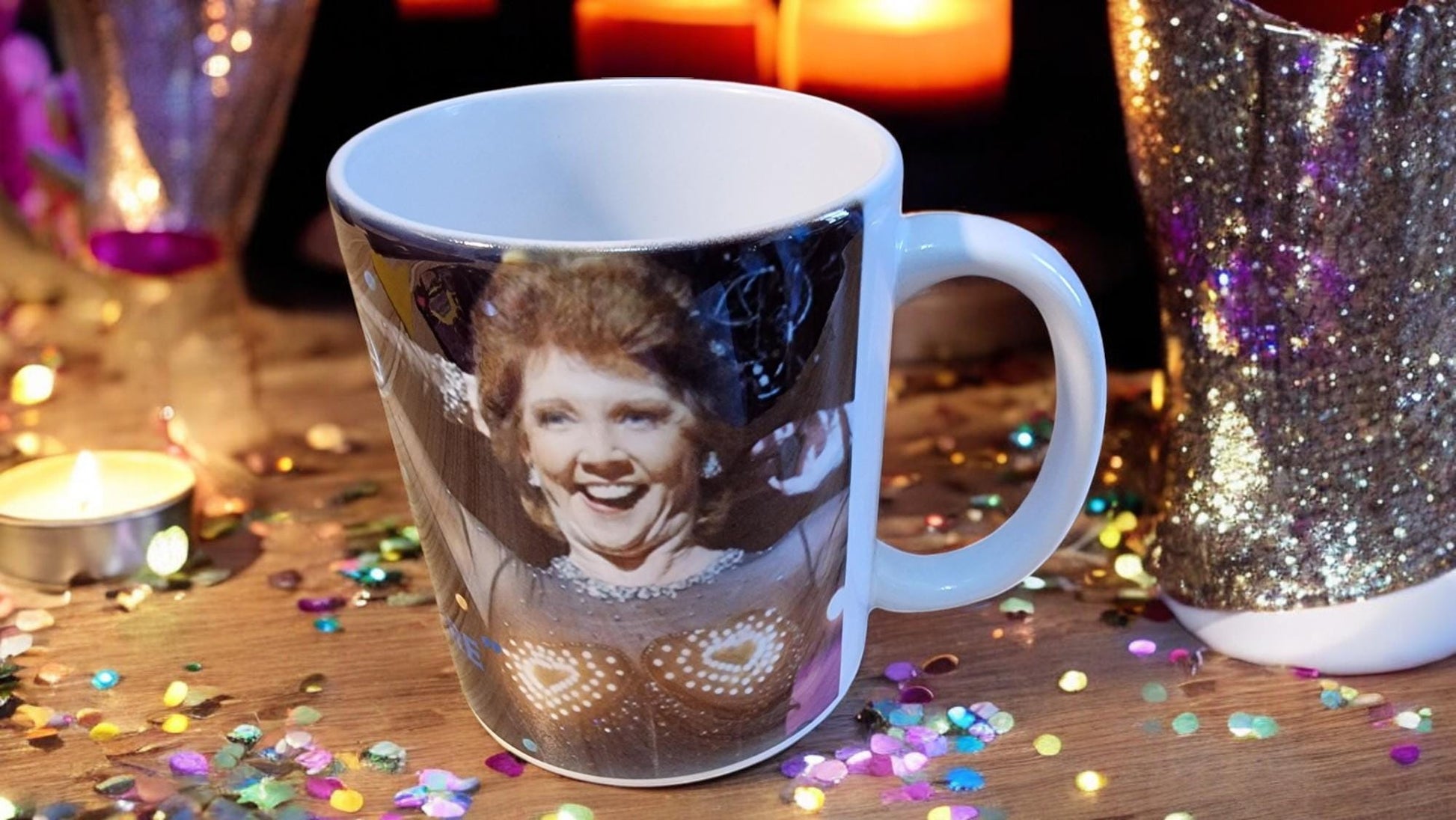 Surprise Surprise mug – high-gloss ceramic, fun gift for birthdays, celebrations, or Secret Santa