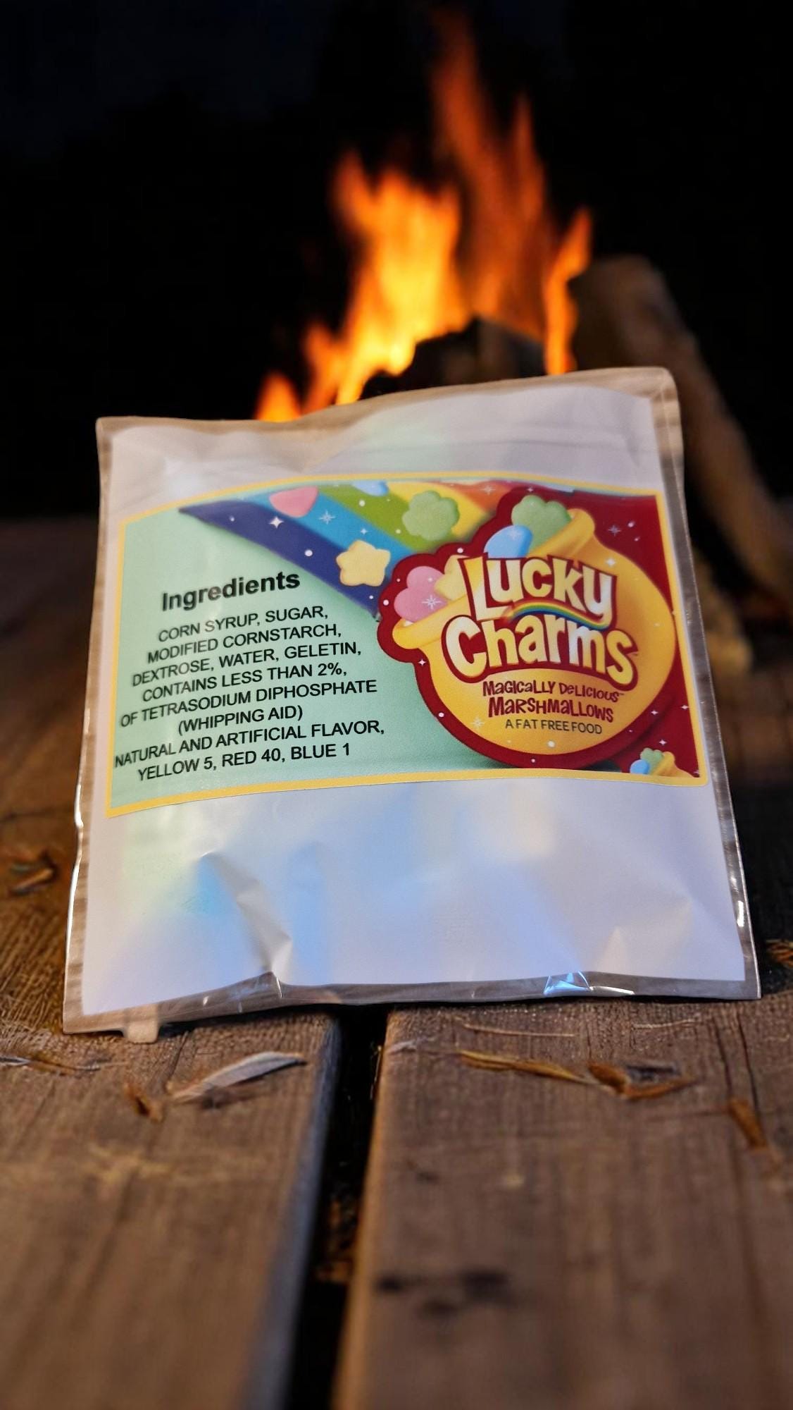 0All-American S’mores Kit gift box with marshmallows, Hershey’s chocolate, graham crackers, and portable campfire—perfect for camping, parties, or family treats.