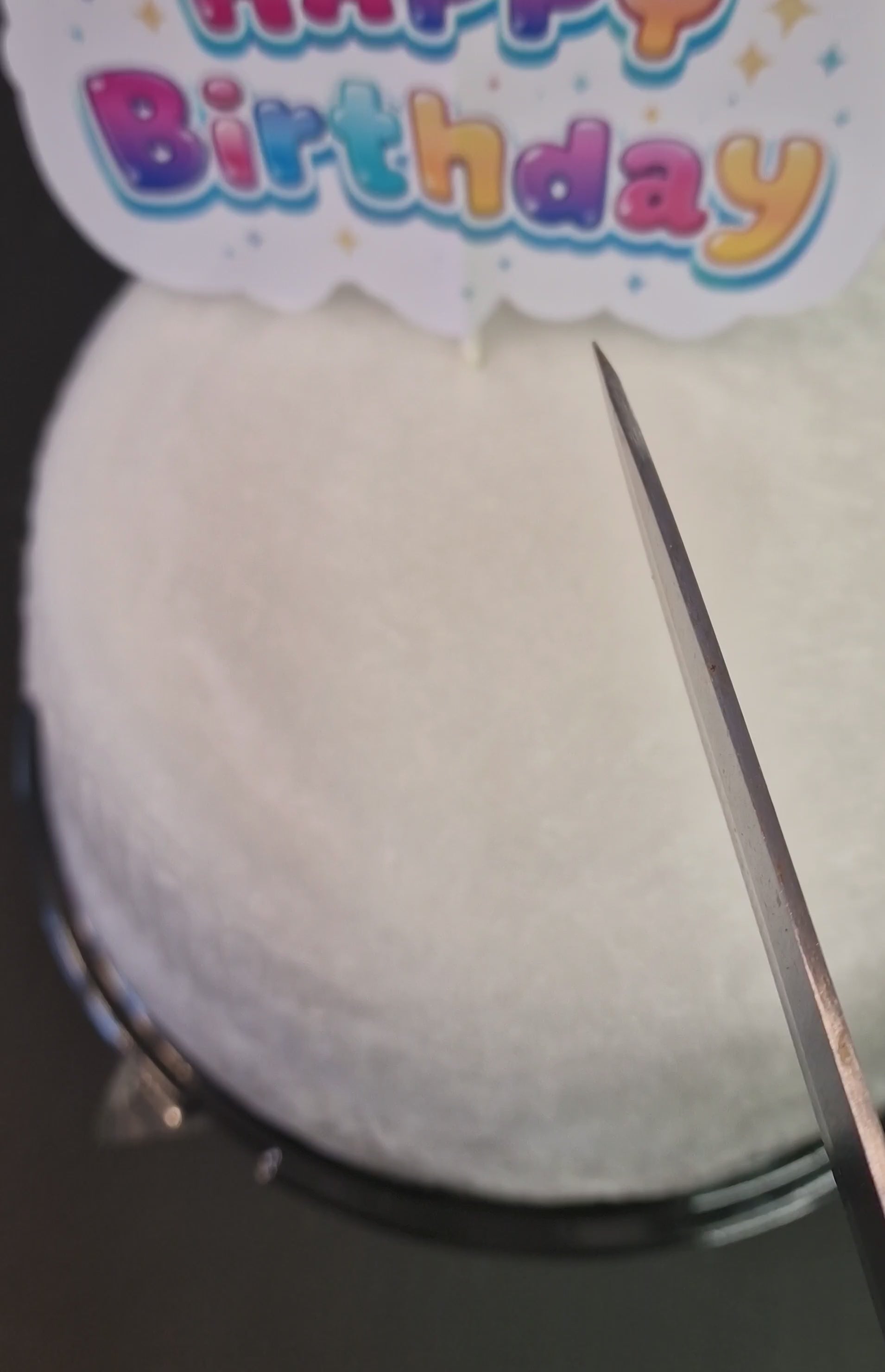 White Candy Floss Cake (8 Inch, 75g) – Dye Free & Free From 14 Allergens