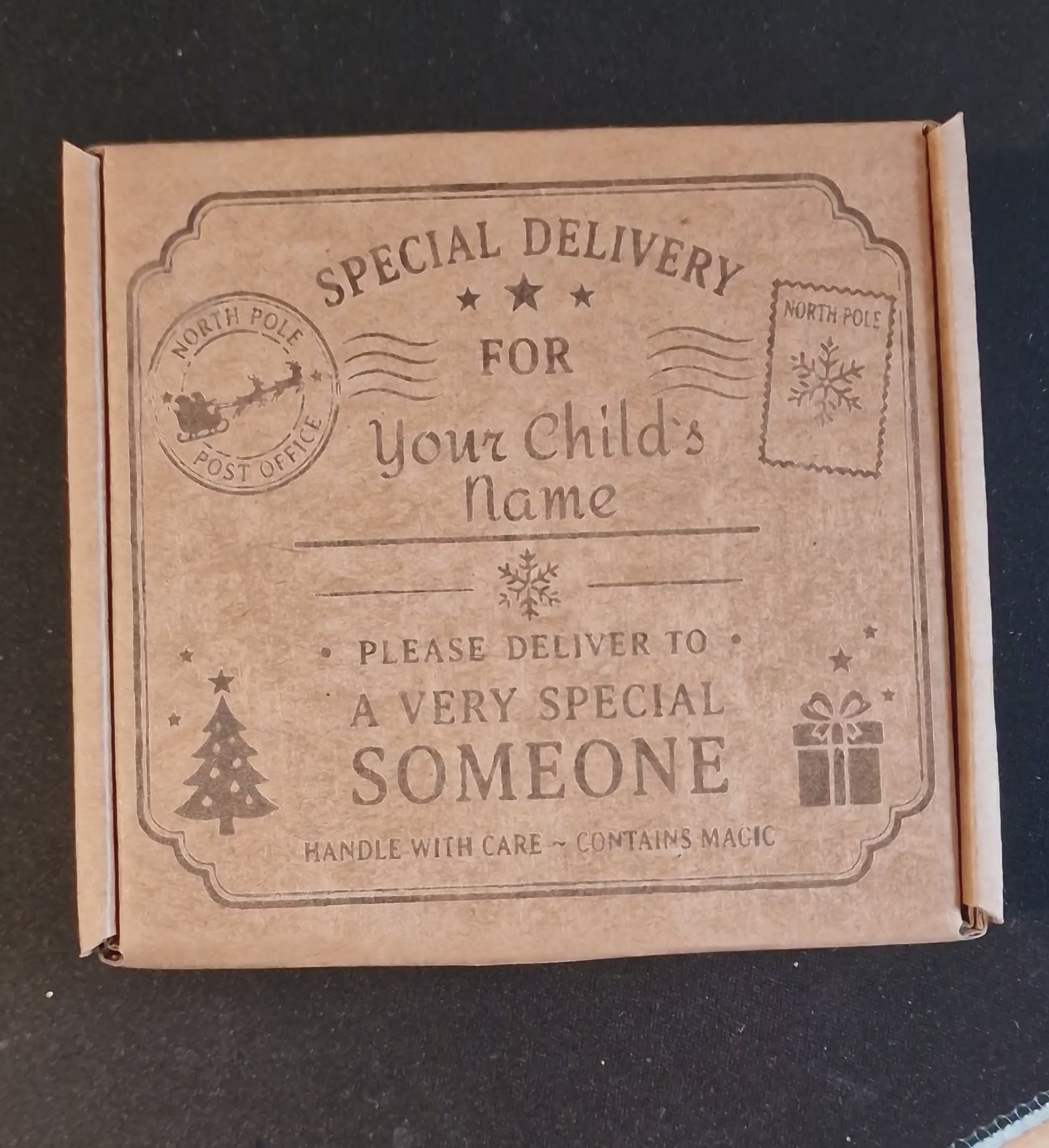 Personalised Officially Nice Badge and Gift Box