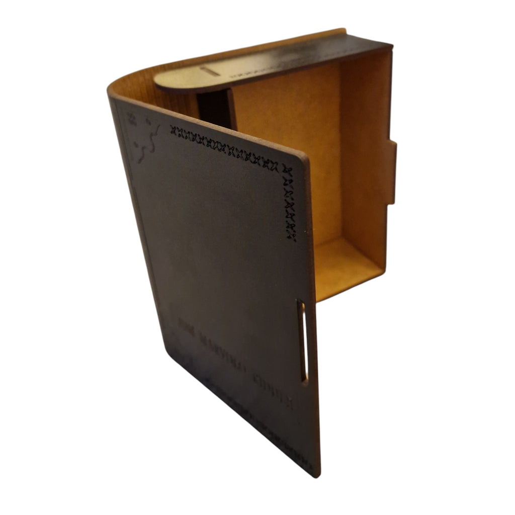 Tom Riddle Diary Inspired Wooden Keepsake Box | Handmade Wizarding Inspired Secret Storage Book