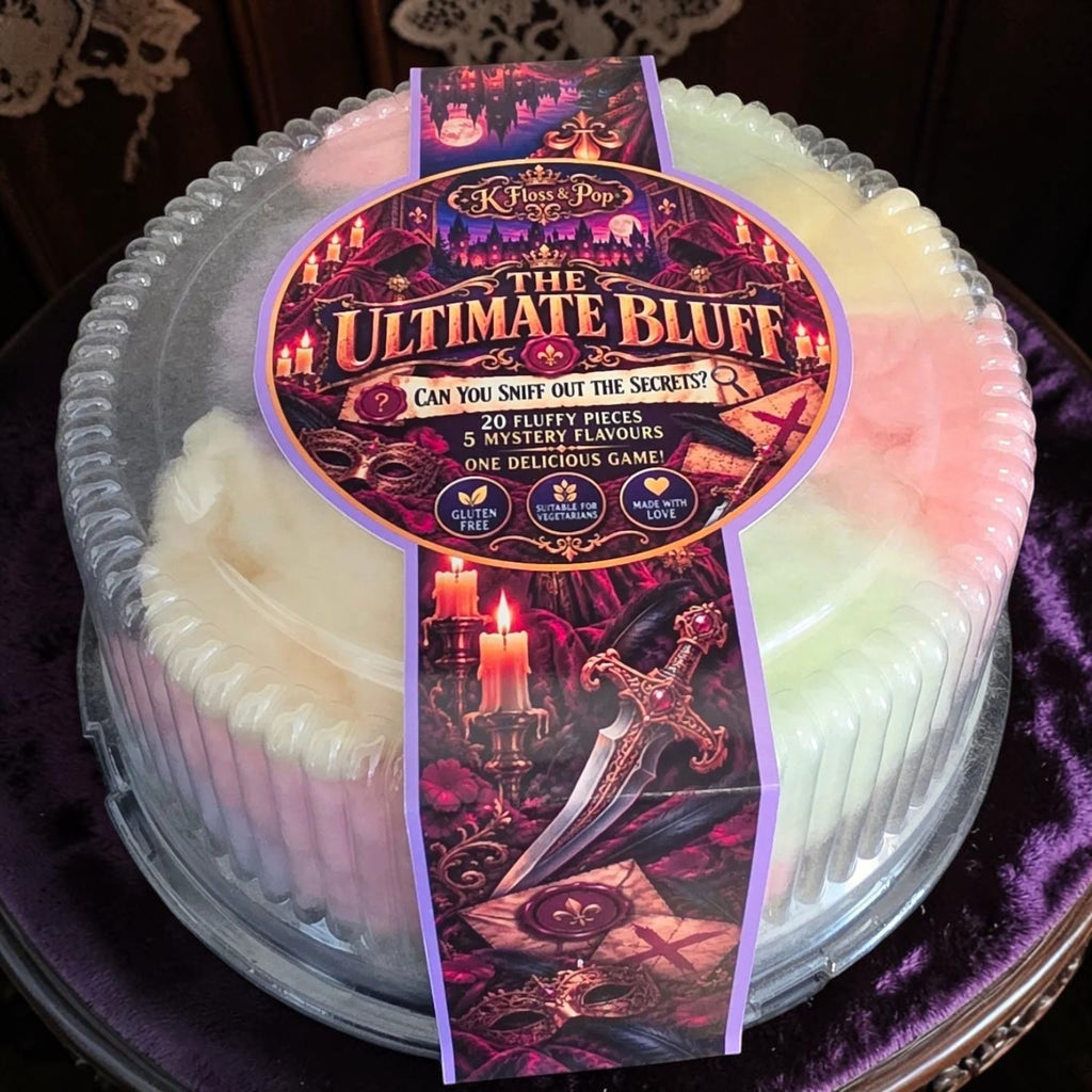 The Ultimate Bluff | Mystery Candy Floss Tear & Share Cake & Party Game TRUST NO ONE... NOT EVEN YOUR TASTE BUDS!
