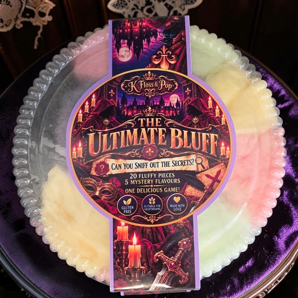 The Ultimate Bluff | Mystery Candy Floss Tear & Share Cake & Party Game TRUST NO ONE... NOT EVEN YOUR TASTE BUDS!